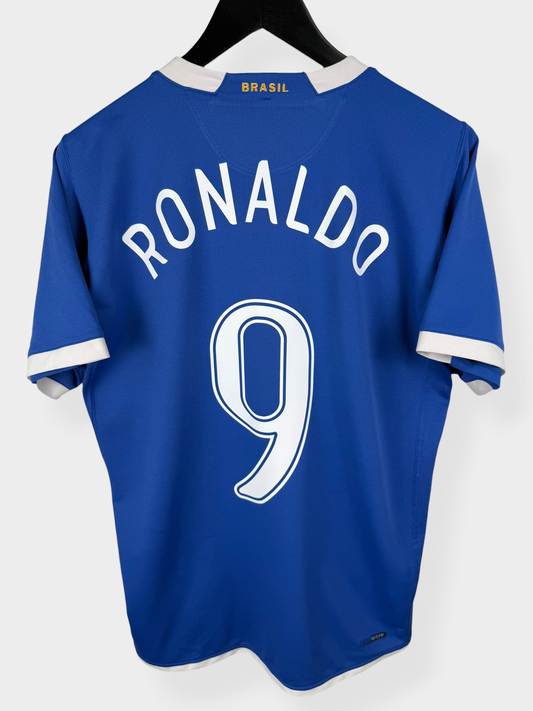 MAILLOT EXTÉRIEUR BRÉSIL 2006-08 RONALDO #9 M