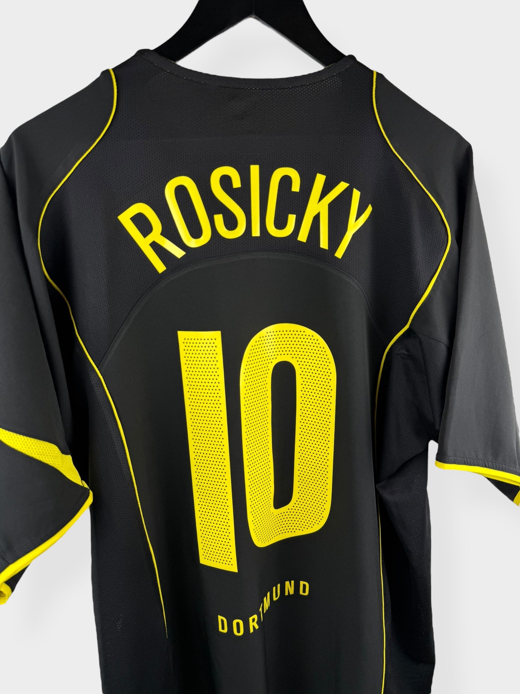 2004-05 BORUSSIA DORTMUND AUSWÄRTSTRIKOT ROSICKY #10 XL