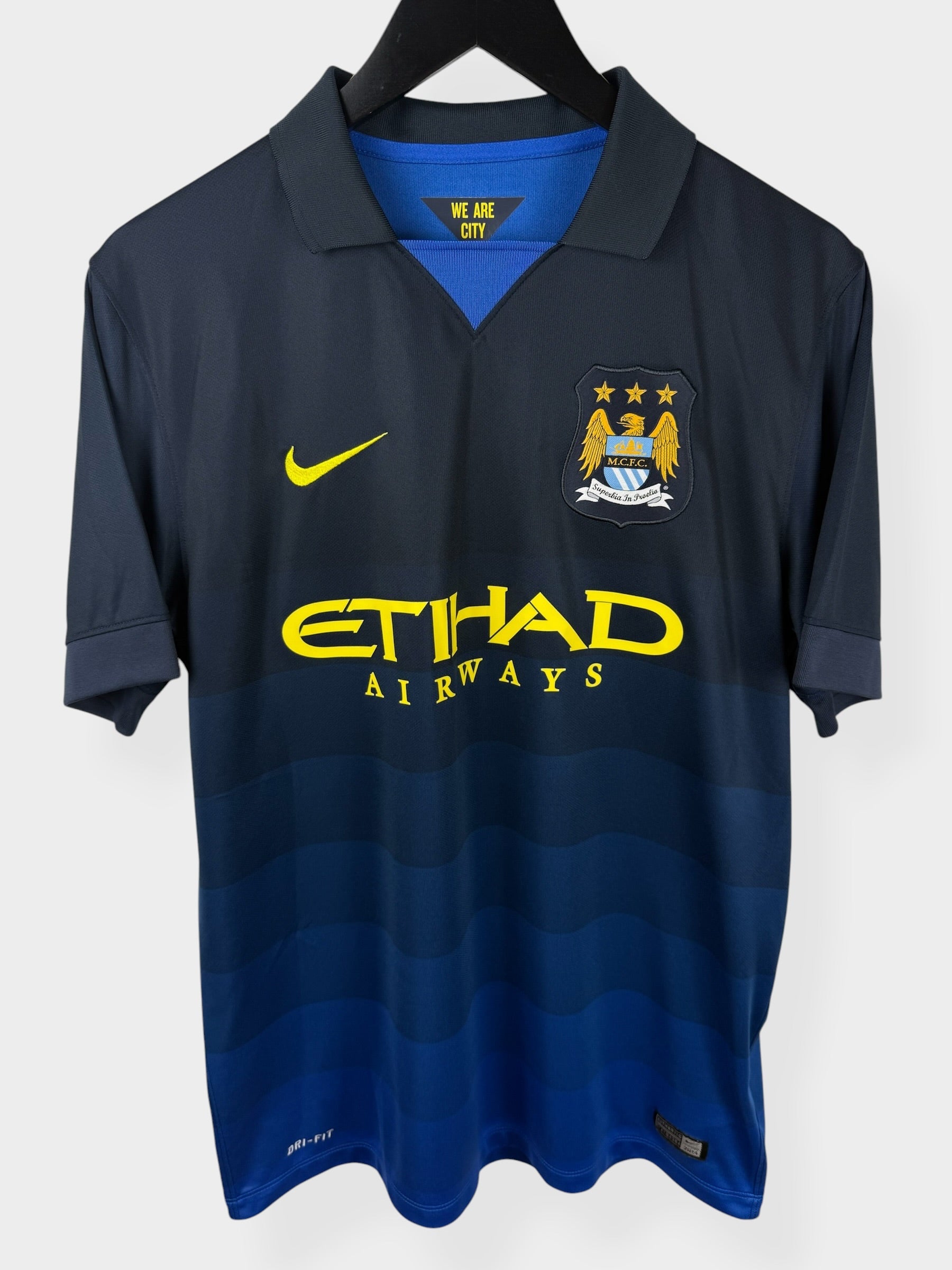 2014-15 MANCHESTER CITY AWAY SHIRT KUN AGUERO #16 M