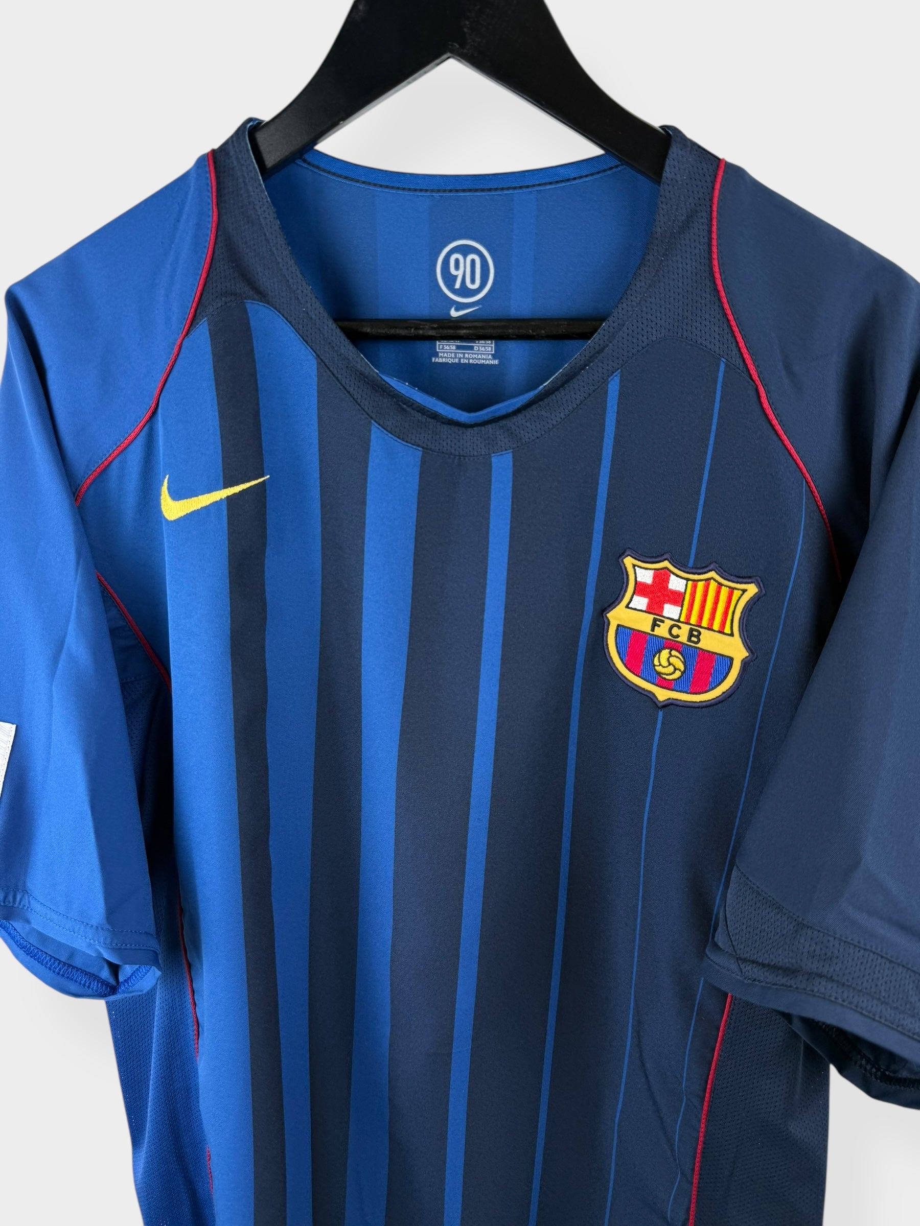 2004-05 BARCELONA AWAY SHIRT RONALDINHO #10 XL