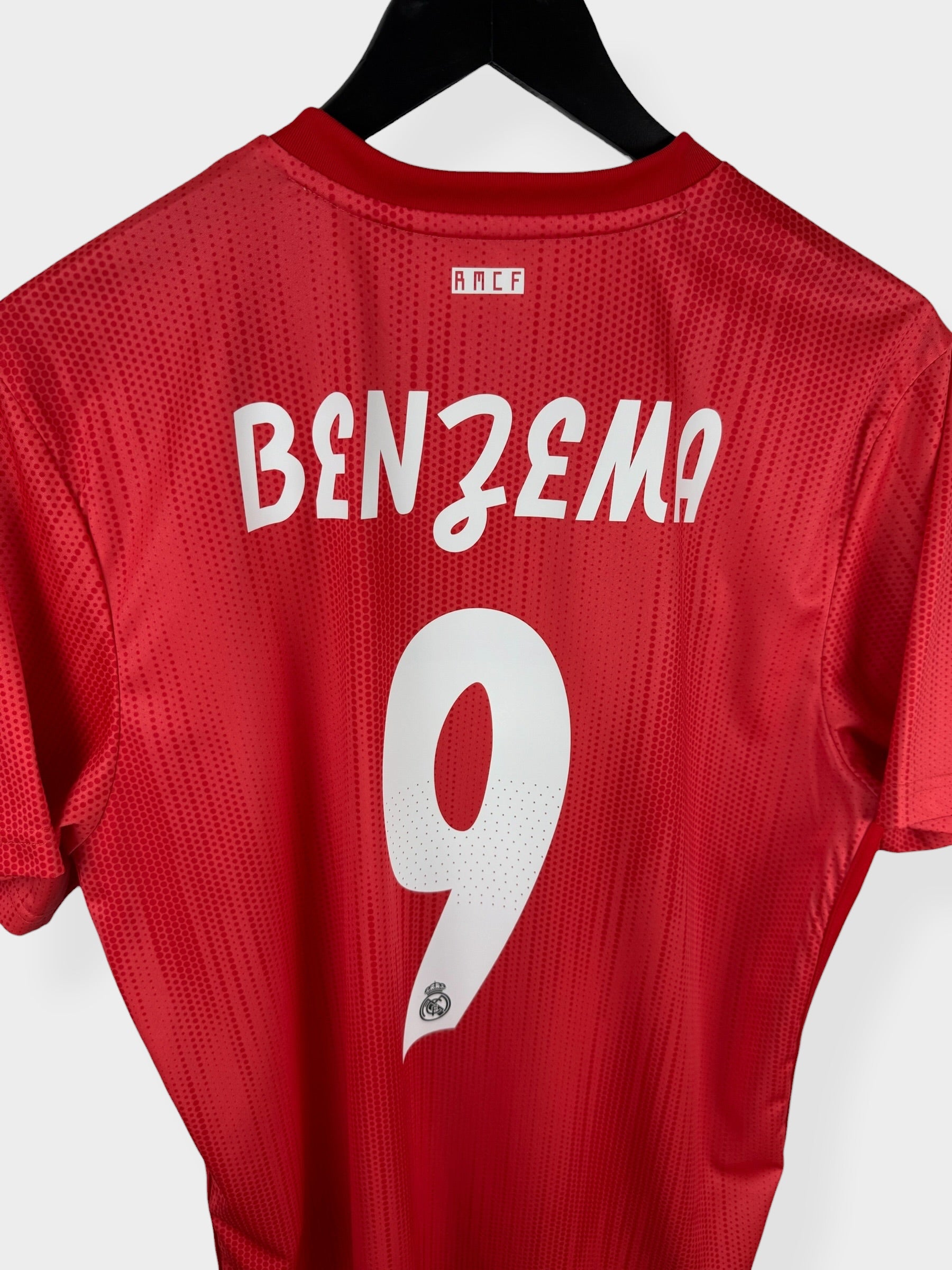 2018-19 REAL MADRID DERDE SHIRT BENZEMA #9 M
