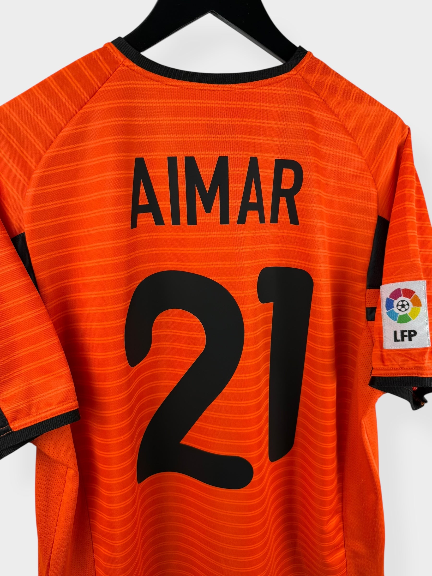 2001-02 VALENCIA AWAY SHIRT AIMAR #21 M