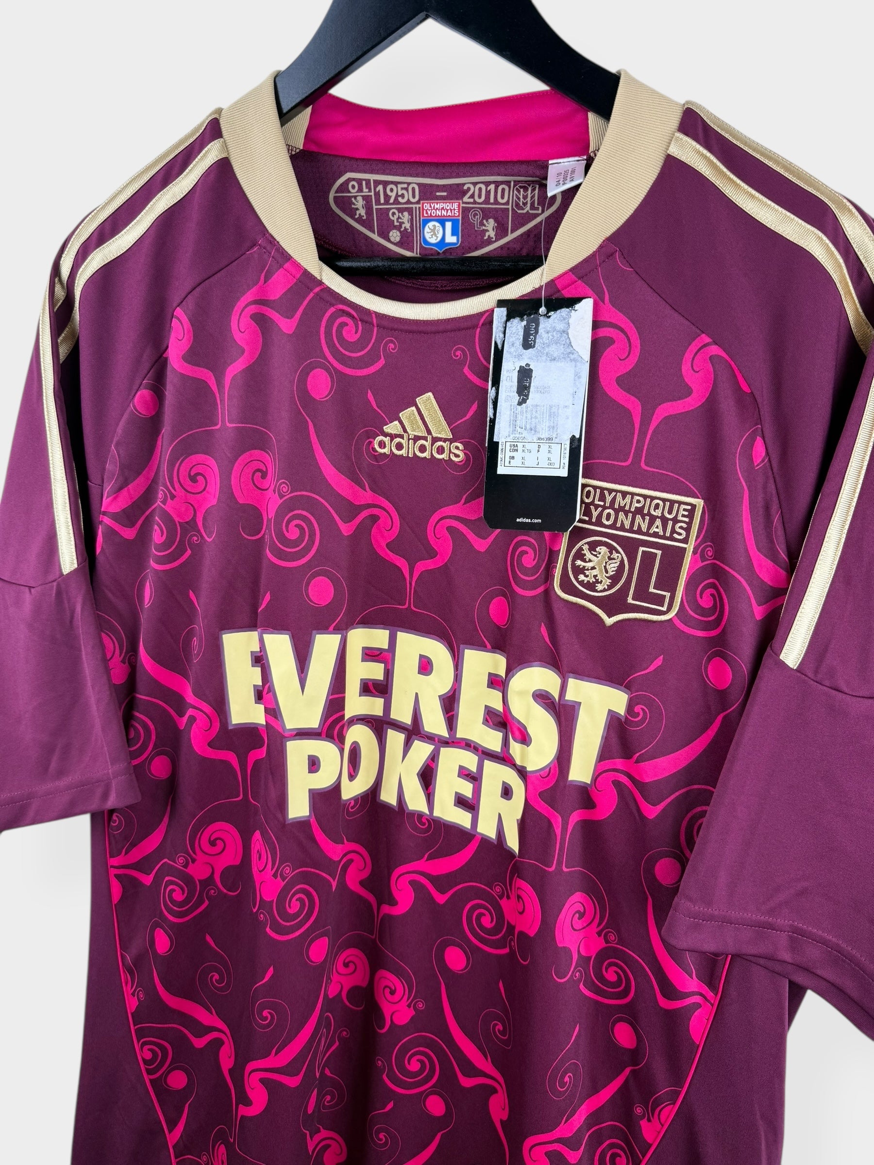 2010-11 OLYMPIQUE LYONNAIS AWAY SHIRT XL - Authentic Football Club