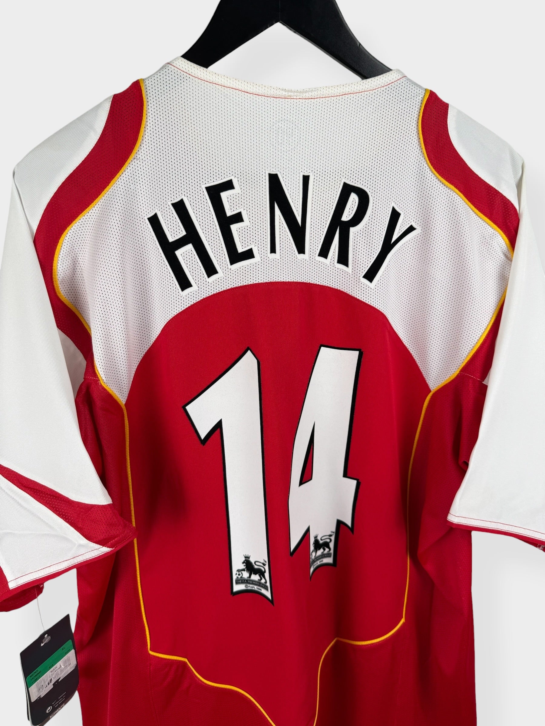 2004-05 ARSENAL HOME SHIRT HENRY #14 XL