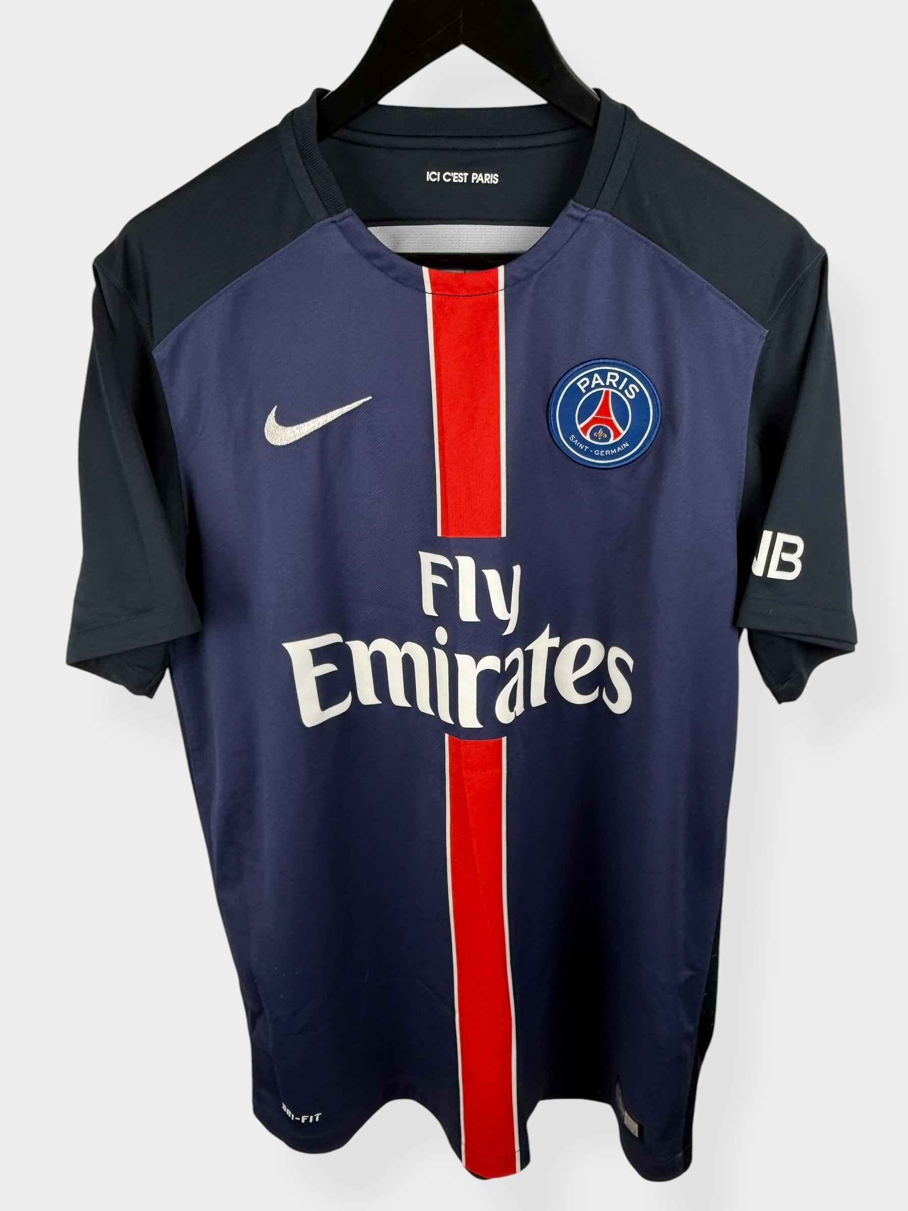2015-16 PARIS SAINT-GERMAIN HOME SHIRT IBRAHIMOVIC #10 L