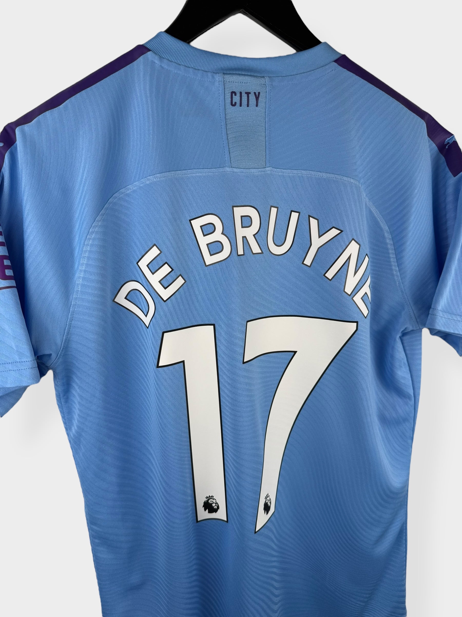 2019-20 MANCHESTER CITY HEIMTRIKOT SPIELER AUSGABE DE BRUYNE #17 M