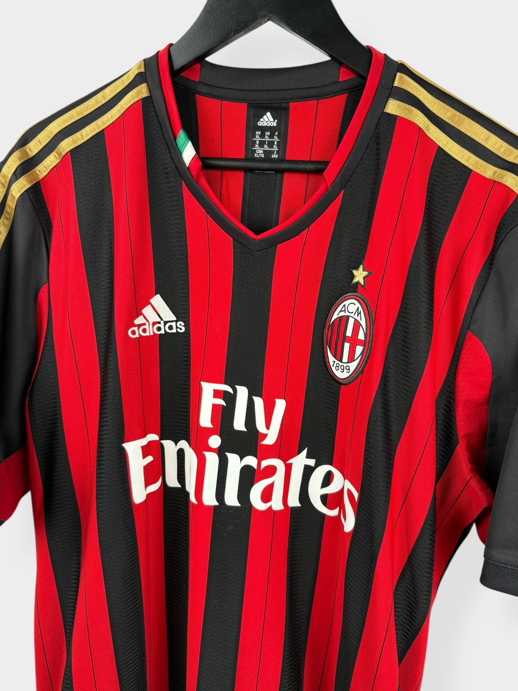 2013-14 AC MILAN HOME SHIRT KAKA #22 XL