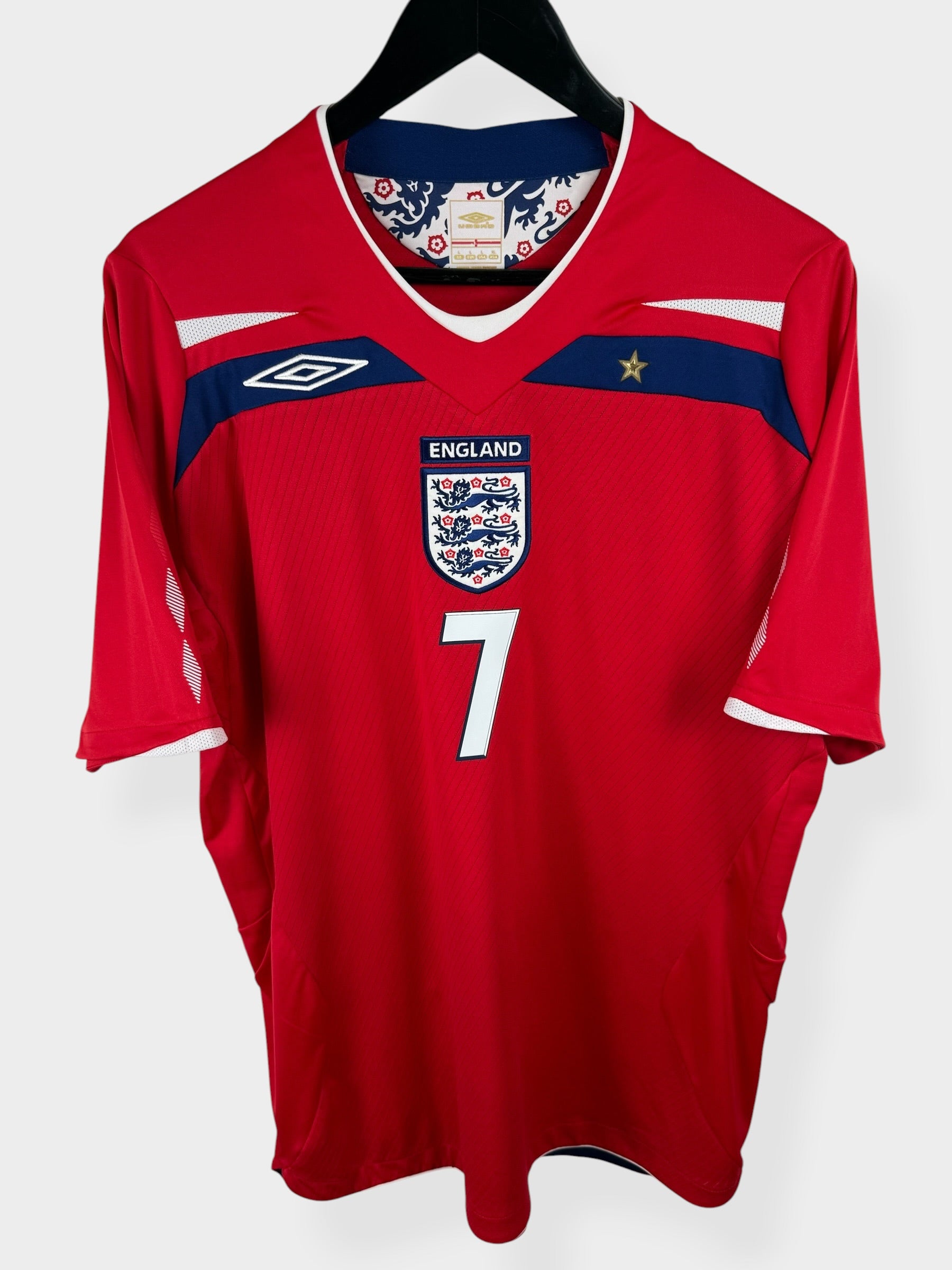 2008-10 ENGLAND AWAY SHIRT BECKHAM #7 L