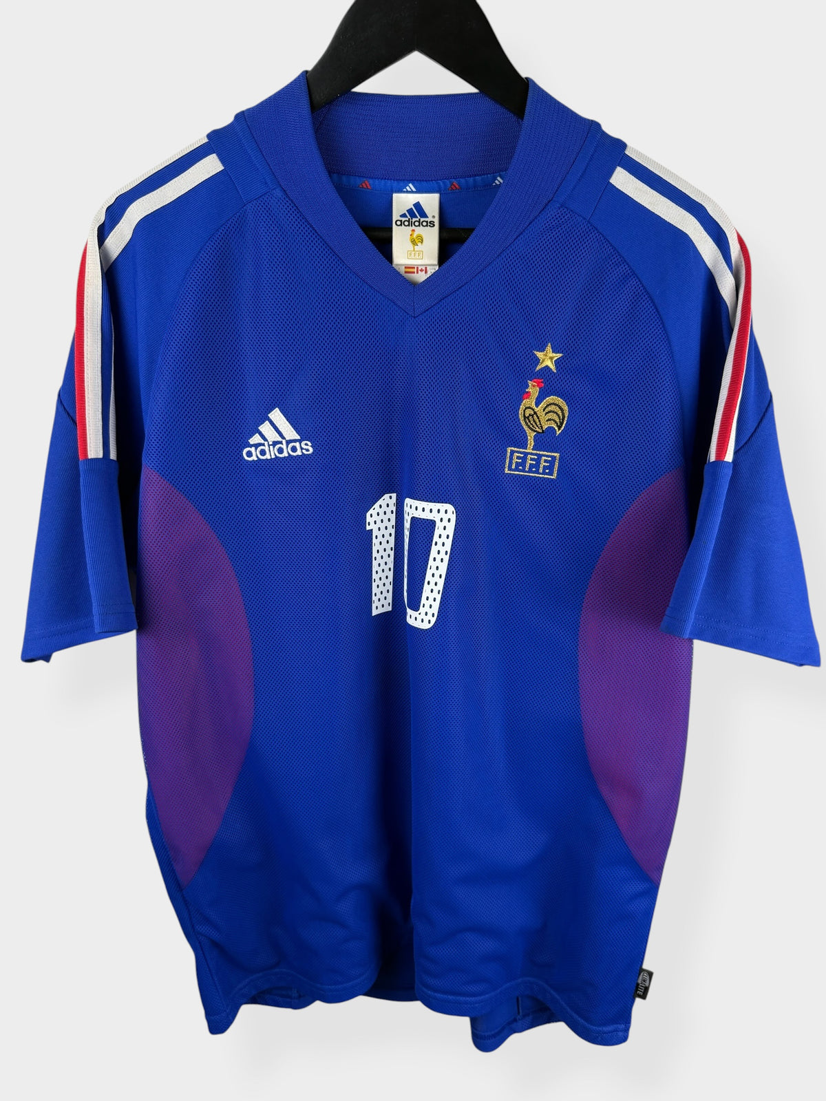 MAILLOT DOMICILE FRANCE 2002-04 ZIDANE #10 M