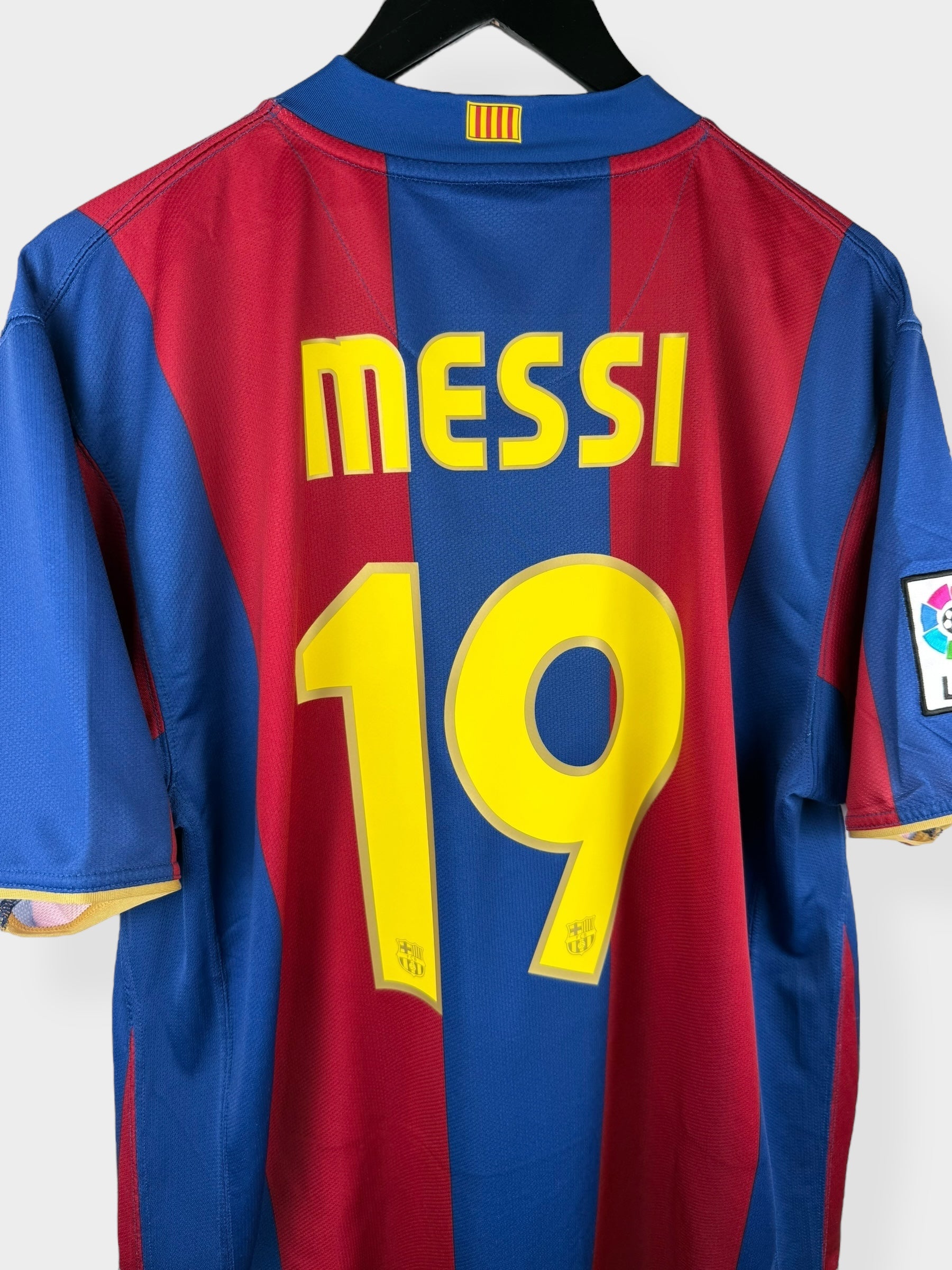 2007-08 BARCELONA HEIMTRIKOT MESSI #19 XL