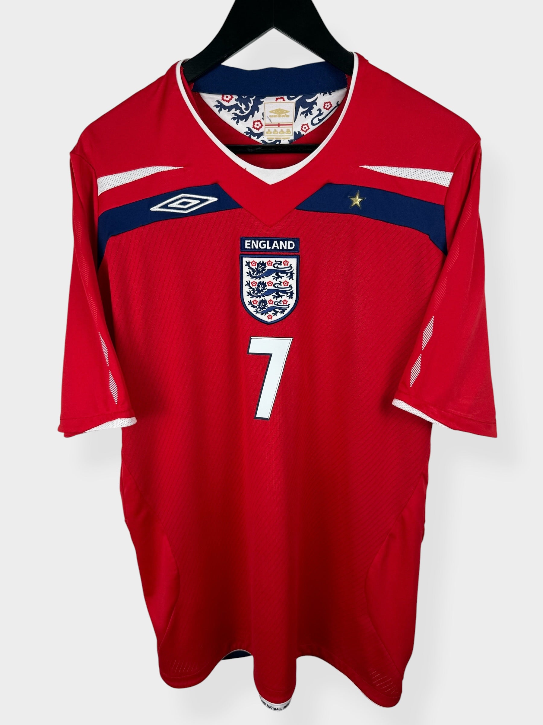 MAILLOT EXTÉRIEUR ANGLETERRE 2008-10 BECKHAM #7 XL