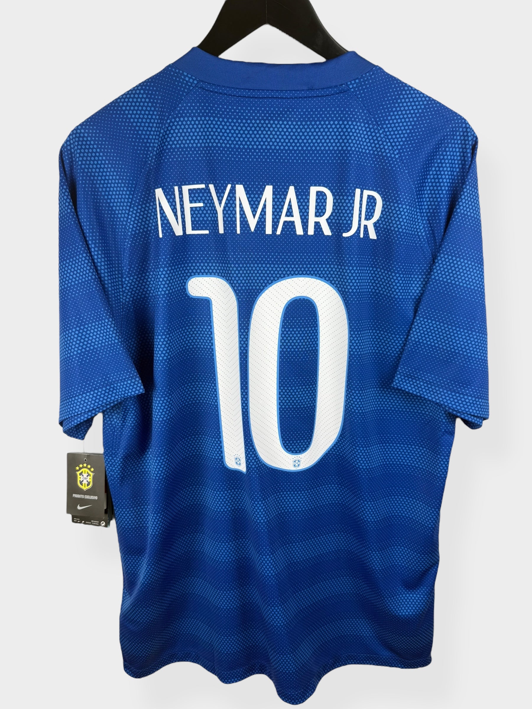 2014-15 BRAZIL AWAY SHIRT NEYMAR JR #10 L - Authentic Football Club