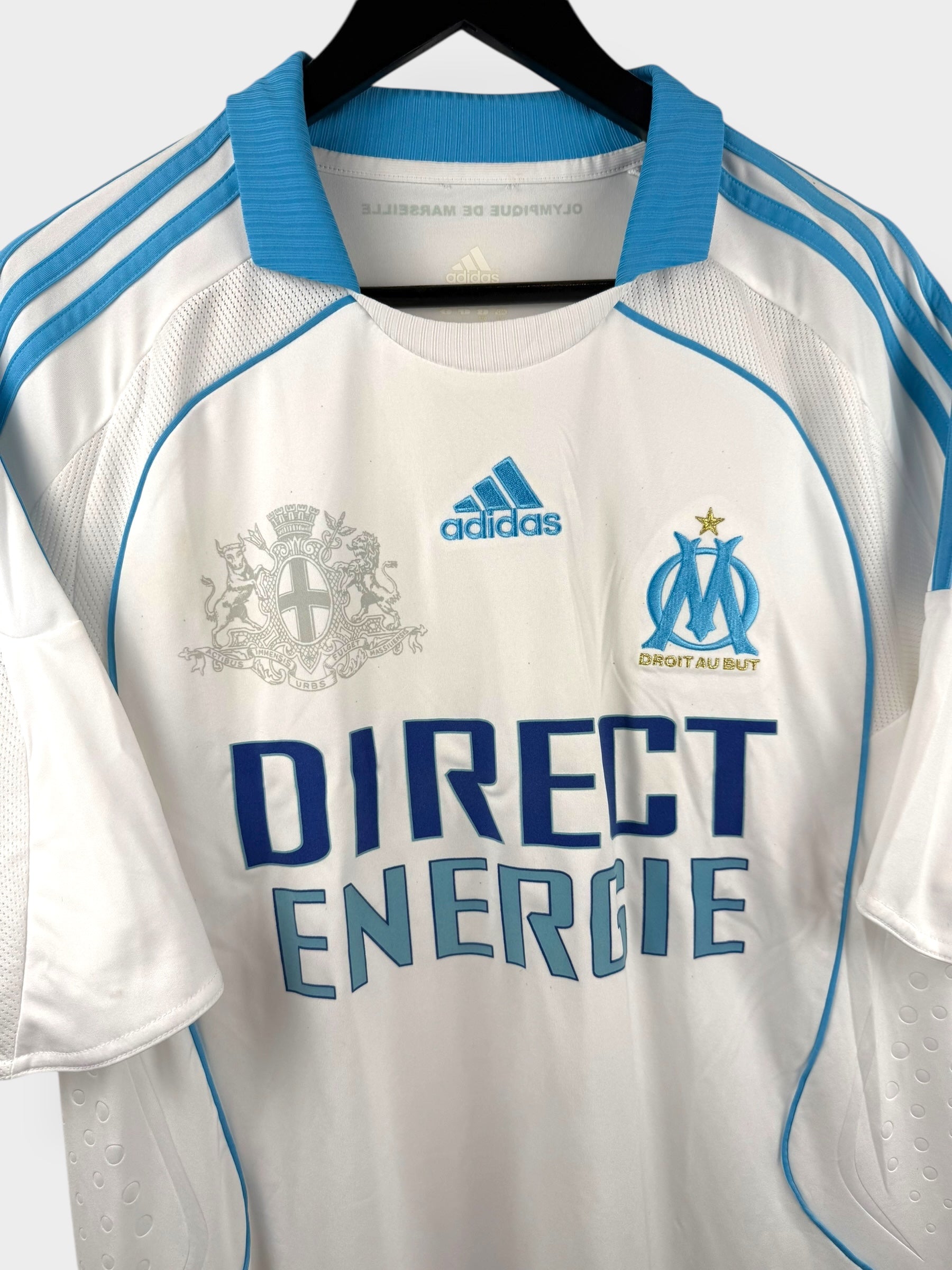 2008-09 OLYMPIQUE MARSEILLE HOME SHIRT L - Authentic Football Club