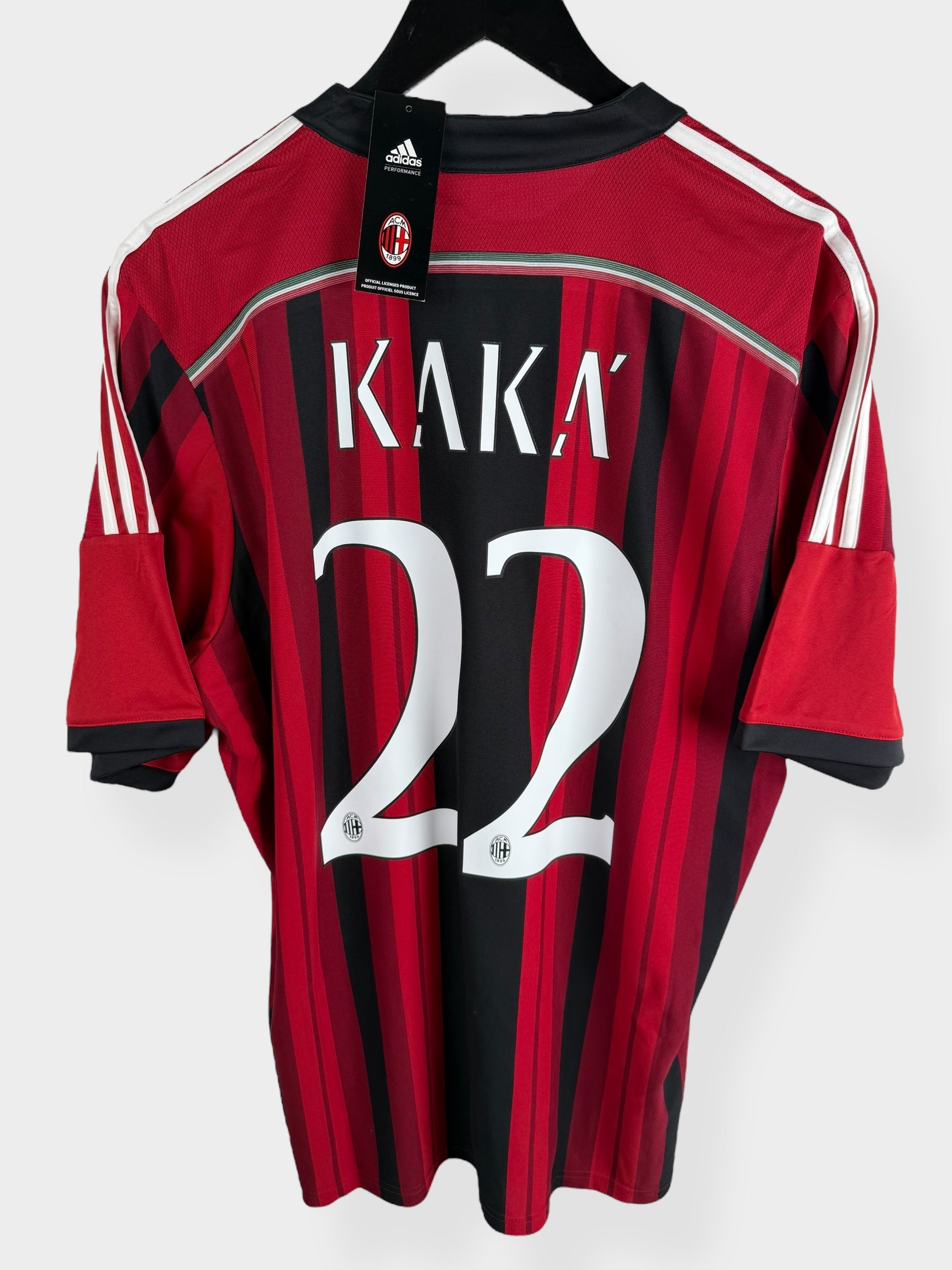 2014-15 AC MILAN HOME SHIRT KAKA #22 XL