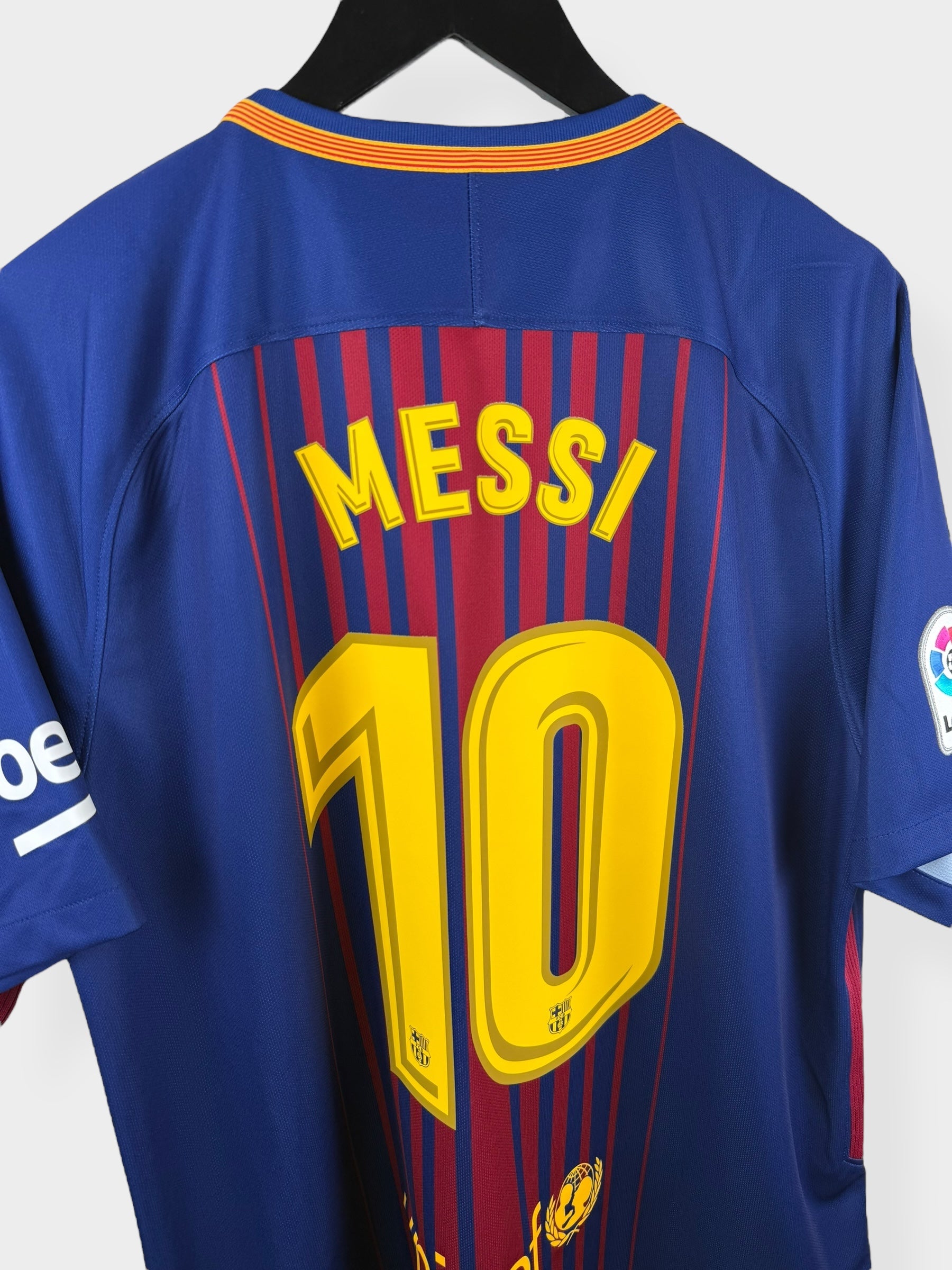 2017-18 BARCELONA HOME SHIRT MESSI #10 XL