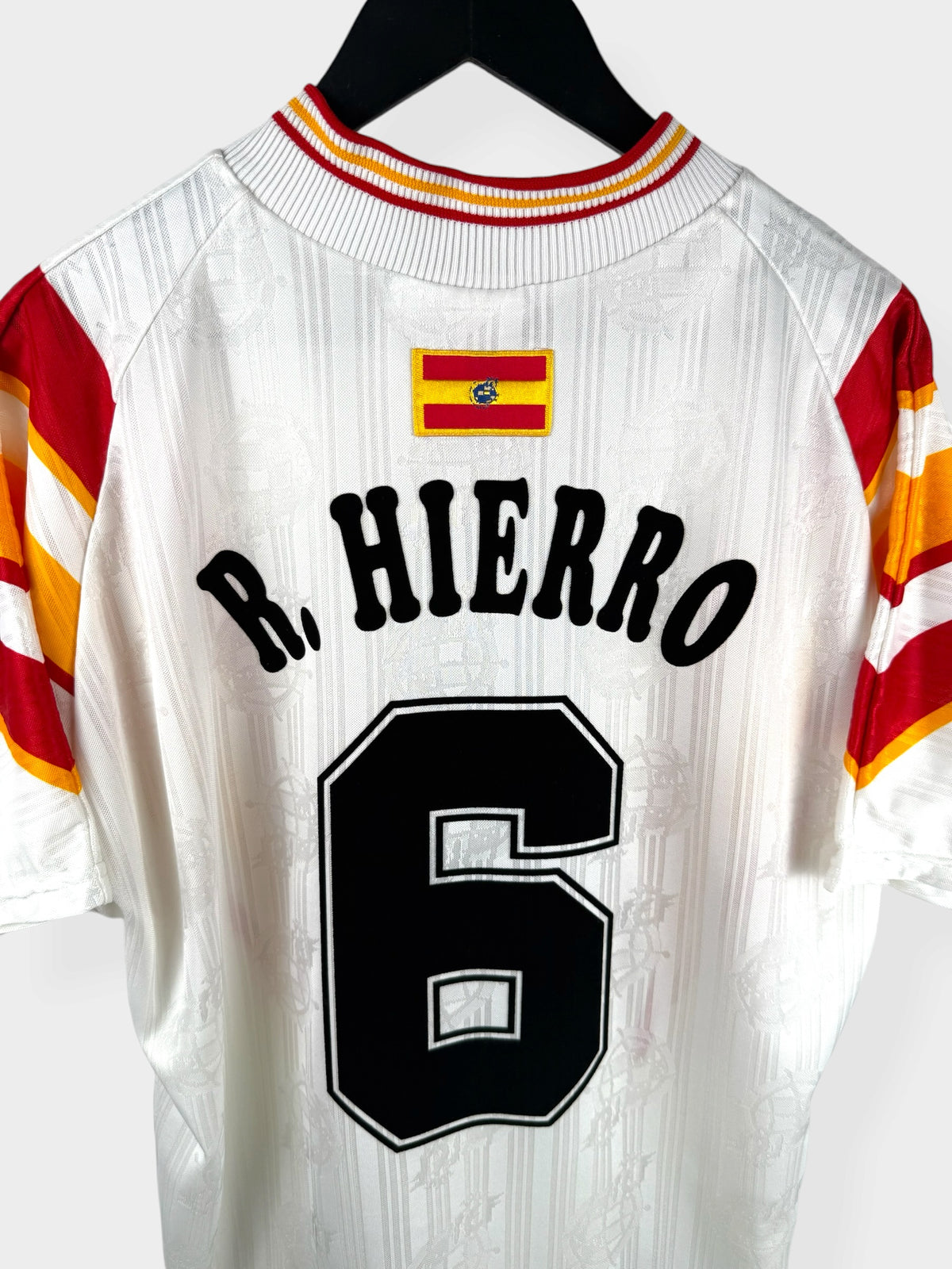 1996-98 SPAIN THIRD SHIRT HIERRO #6 L - Authentic Football Club