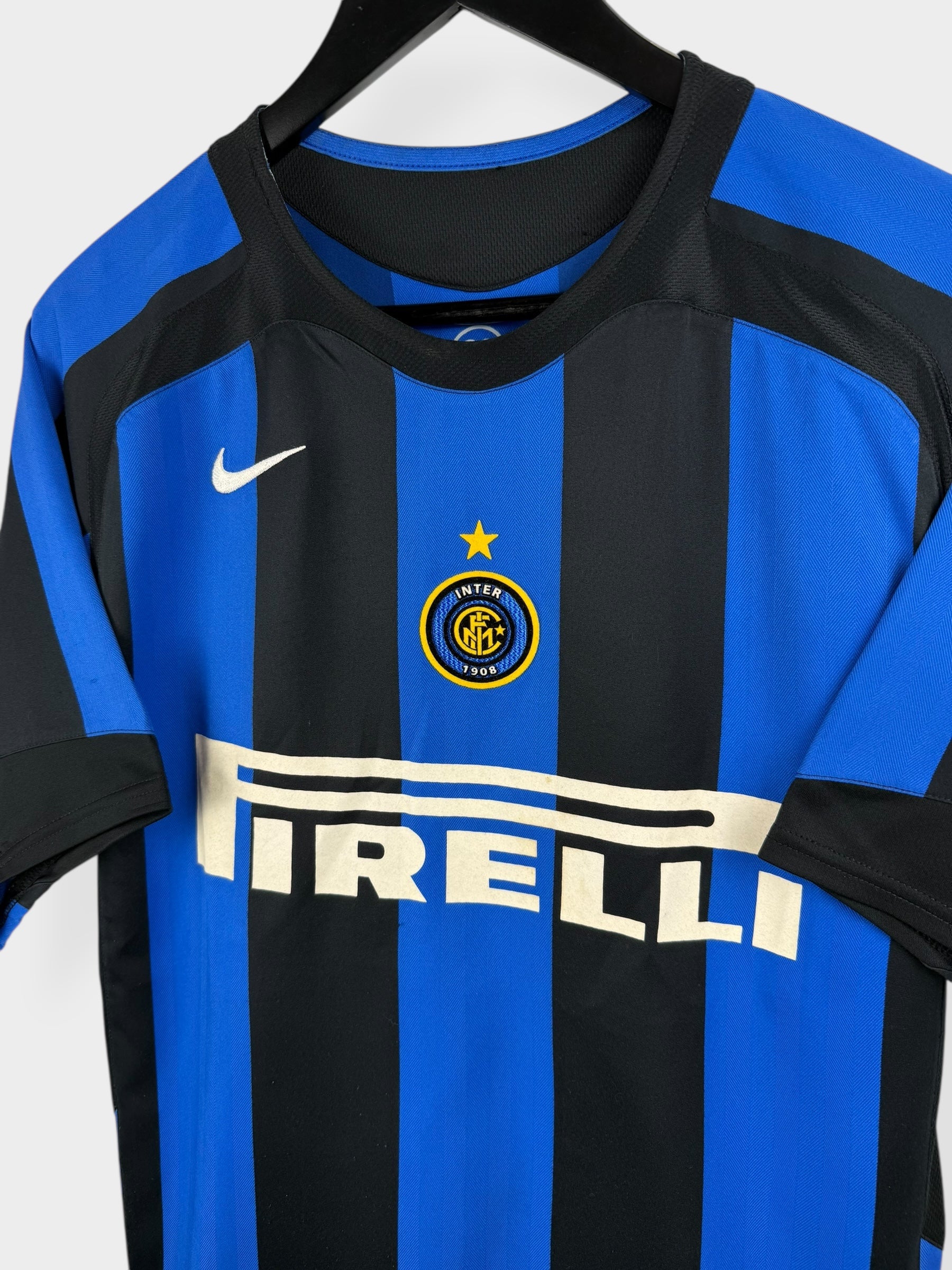 2005-06 INTER MILAN HOME SHIRT ADRIANO #10 S - Authentic Football Club