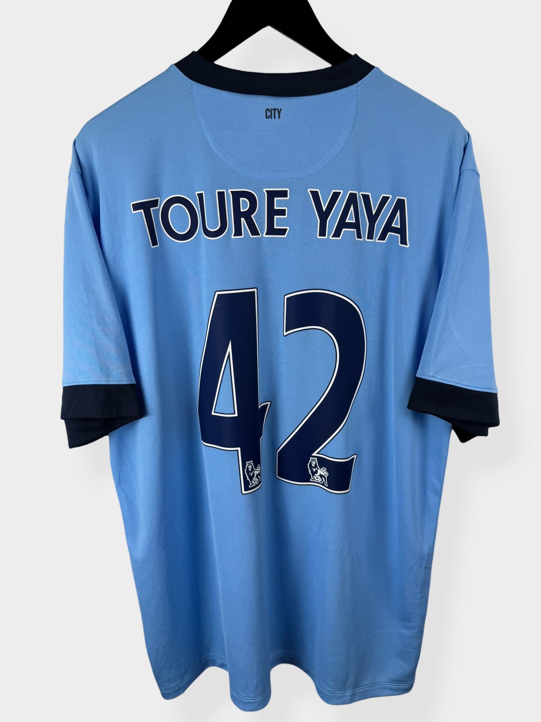 2014-15 MANCHESTER CITY HOME SHIRT YAYA TOURE #42 XL