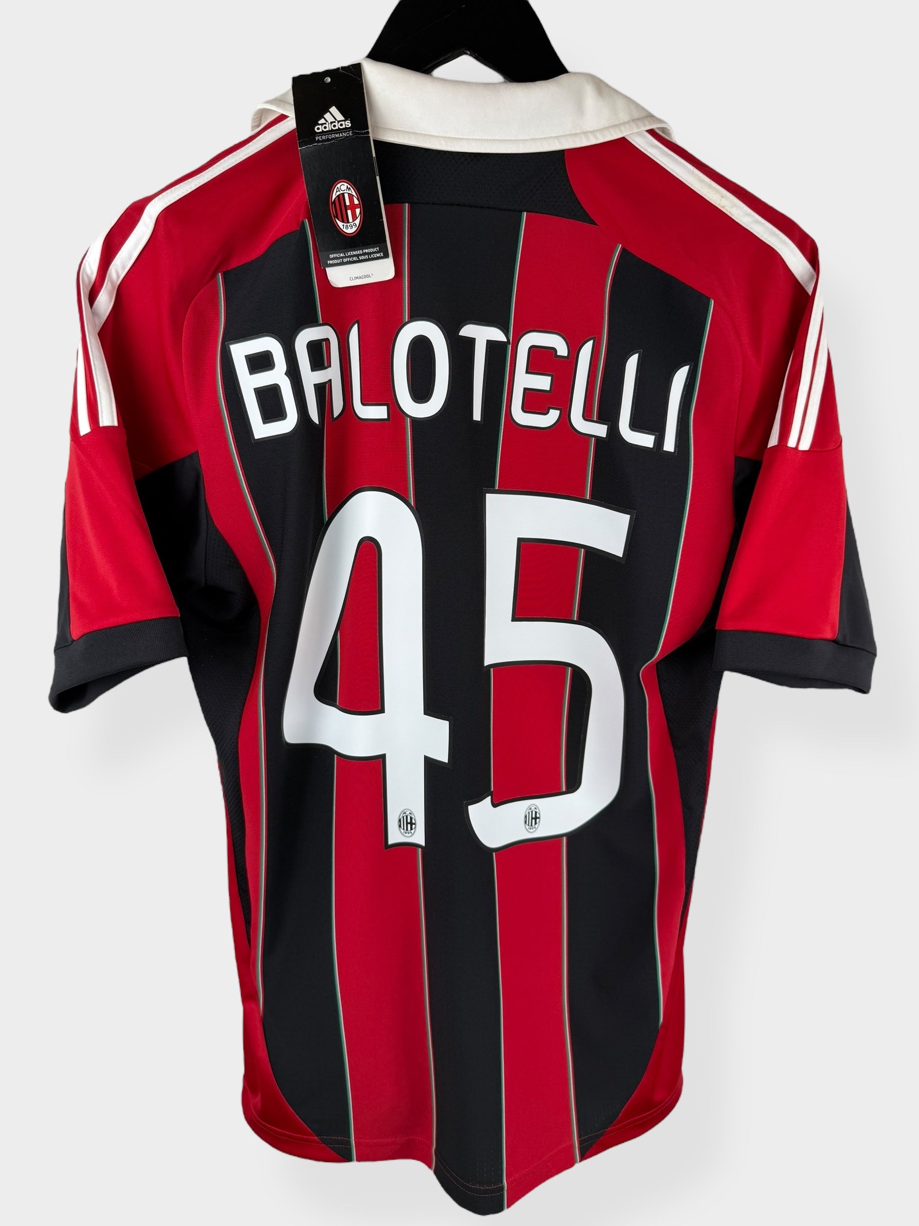 2012-13 AC MILAN HEIMTRIKOT BALOTELLI #45 S