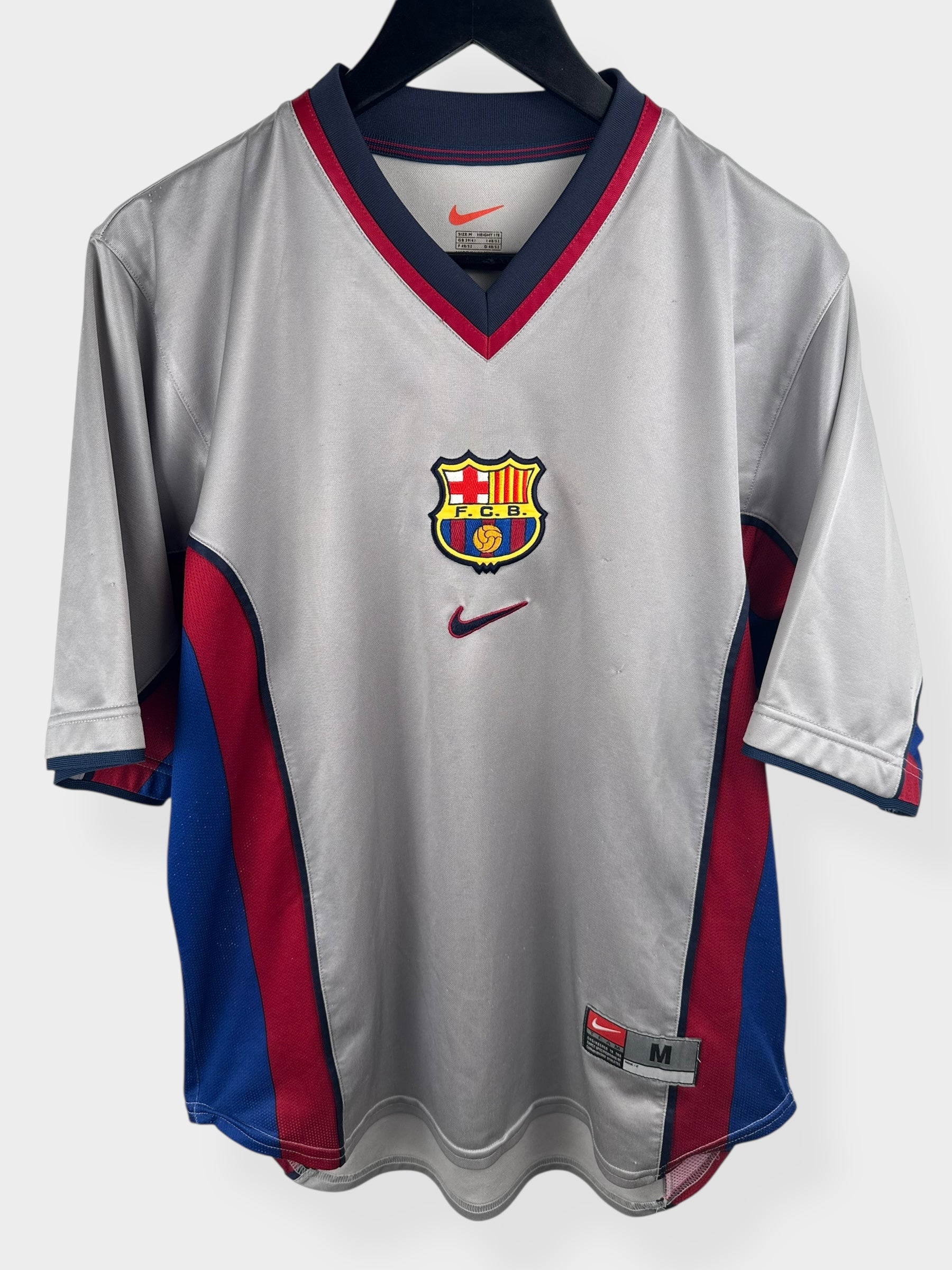 1998-00 BARCELONA AWAY SHIRT M - Authentic Football Club