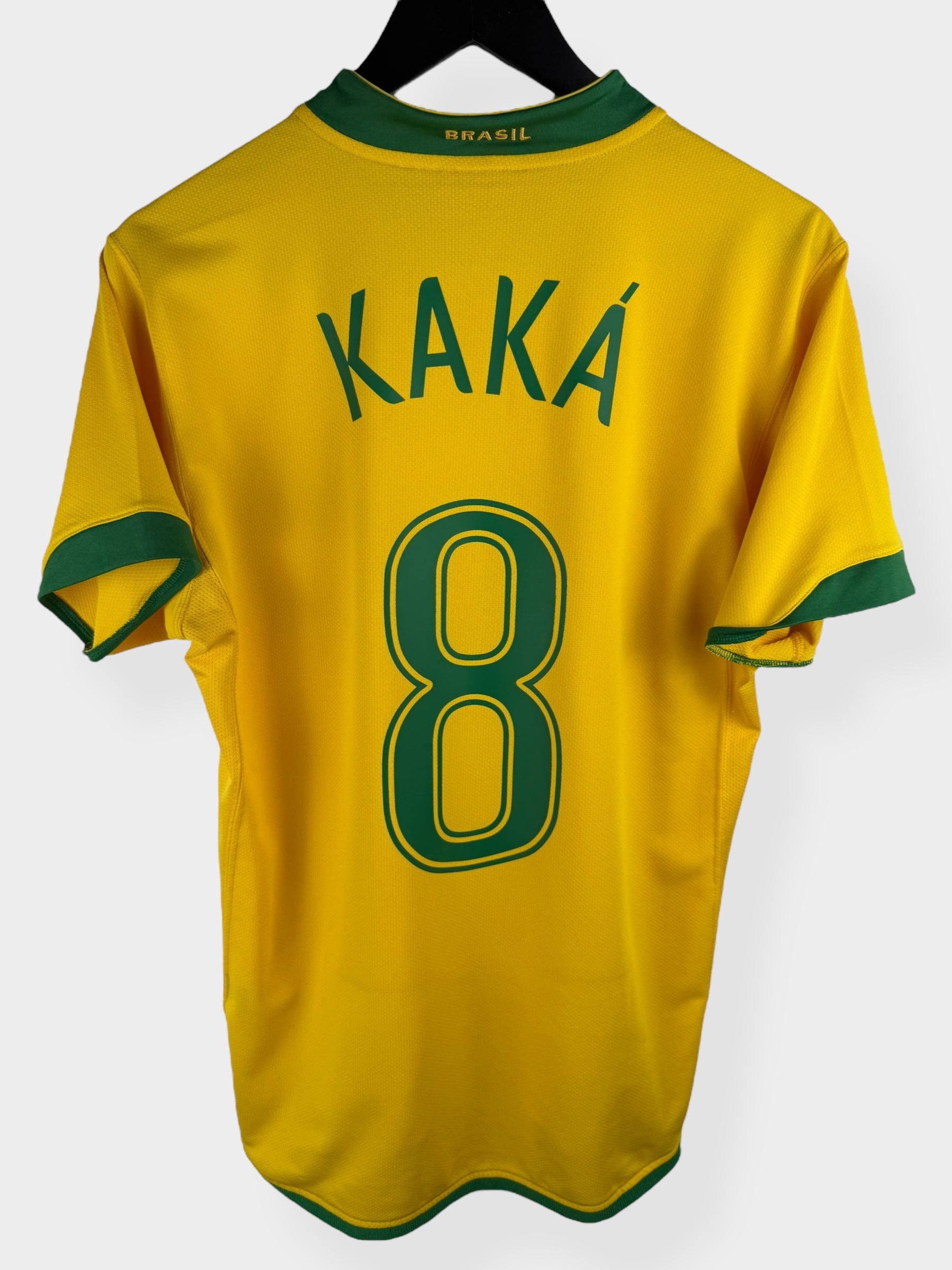 2006-08 BRAZIL HOME SHIRT KAKA #8 M