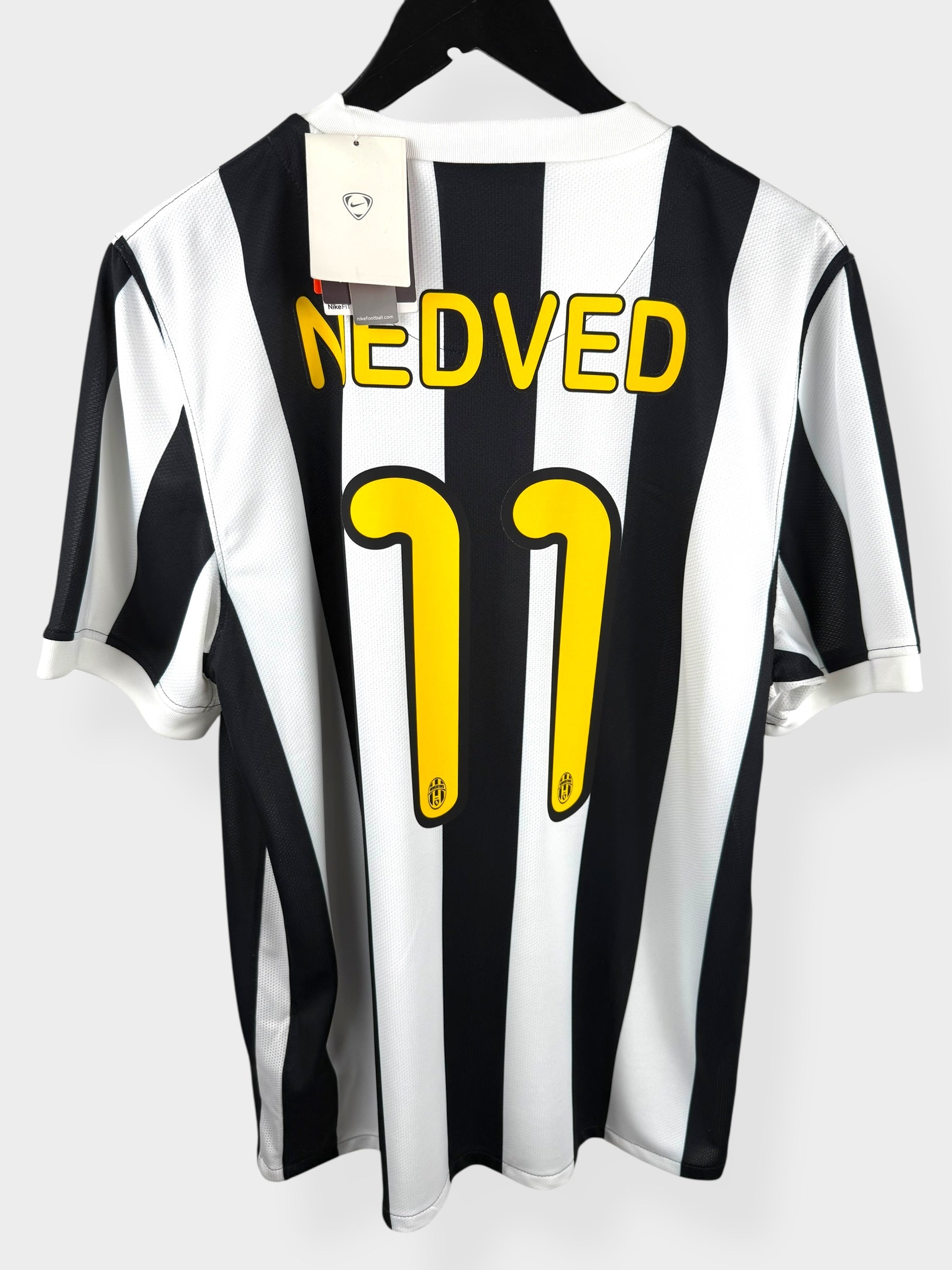 2009-10 JUVENTUS HOME SHIRT NEDVED #11 M - Authentic Football Club