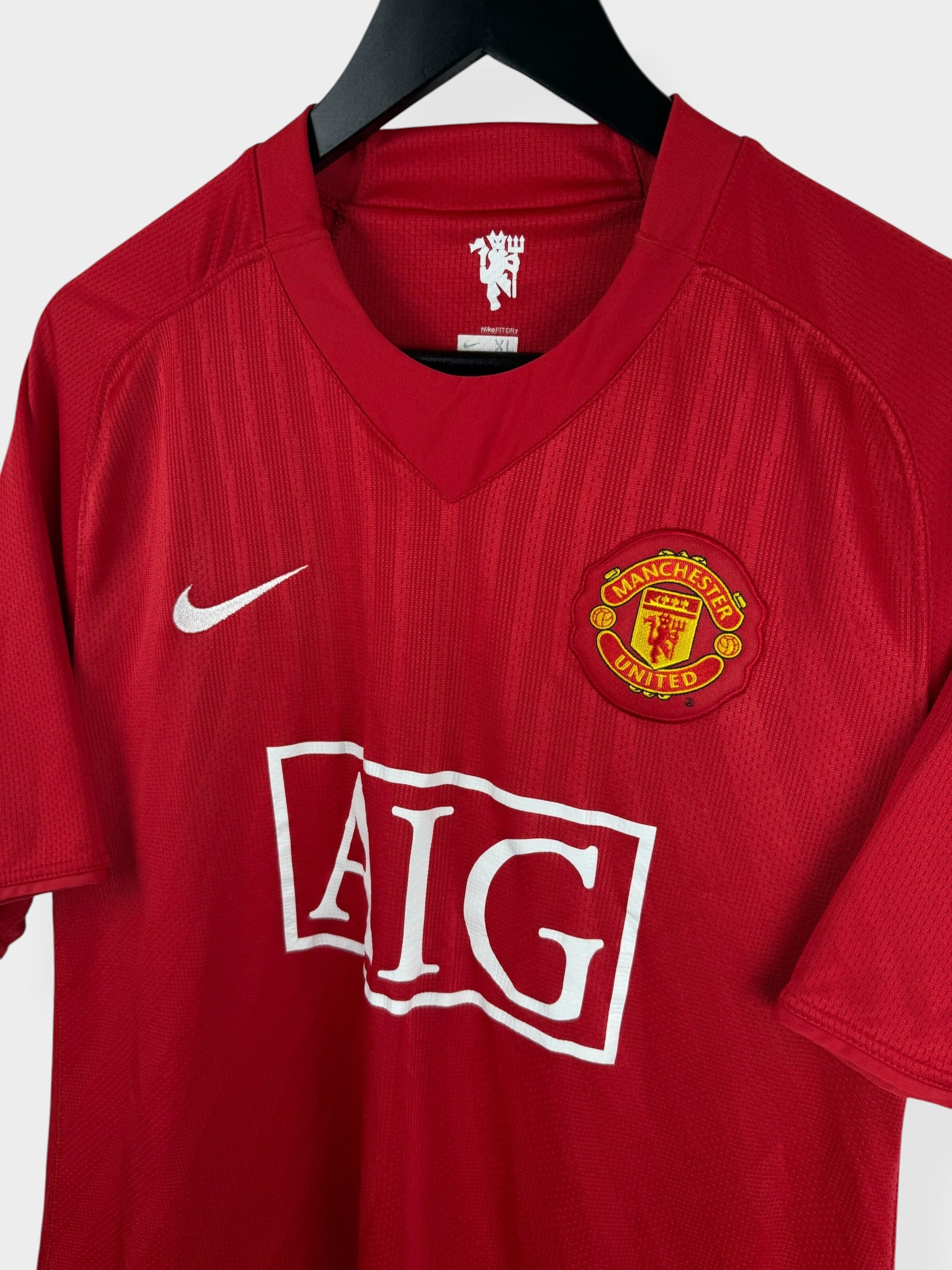 2007-09 MANCHESTER UNITED HOME SHIRT RONALDO #7 XL