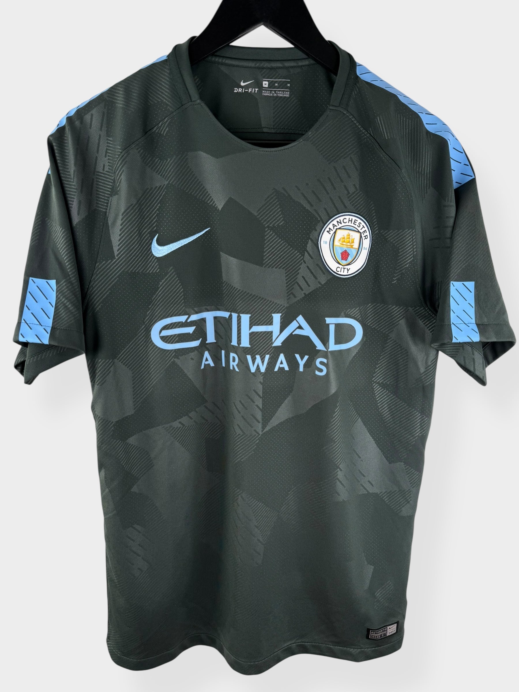 2017-18 MANCHESTER CITY THIRD SHIRT STERLING #7 M