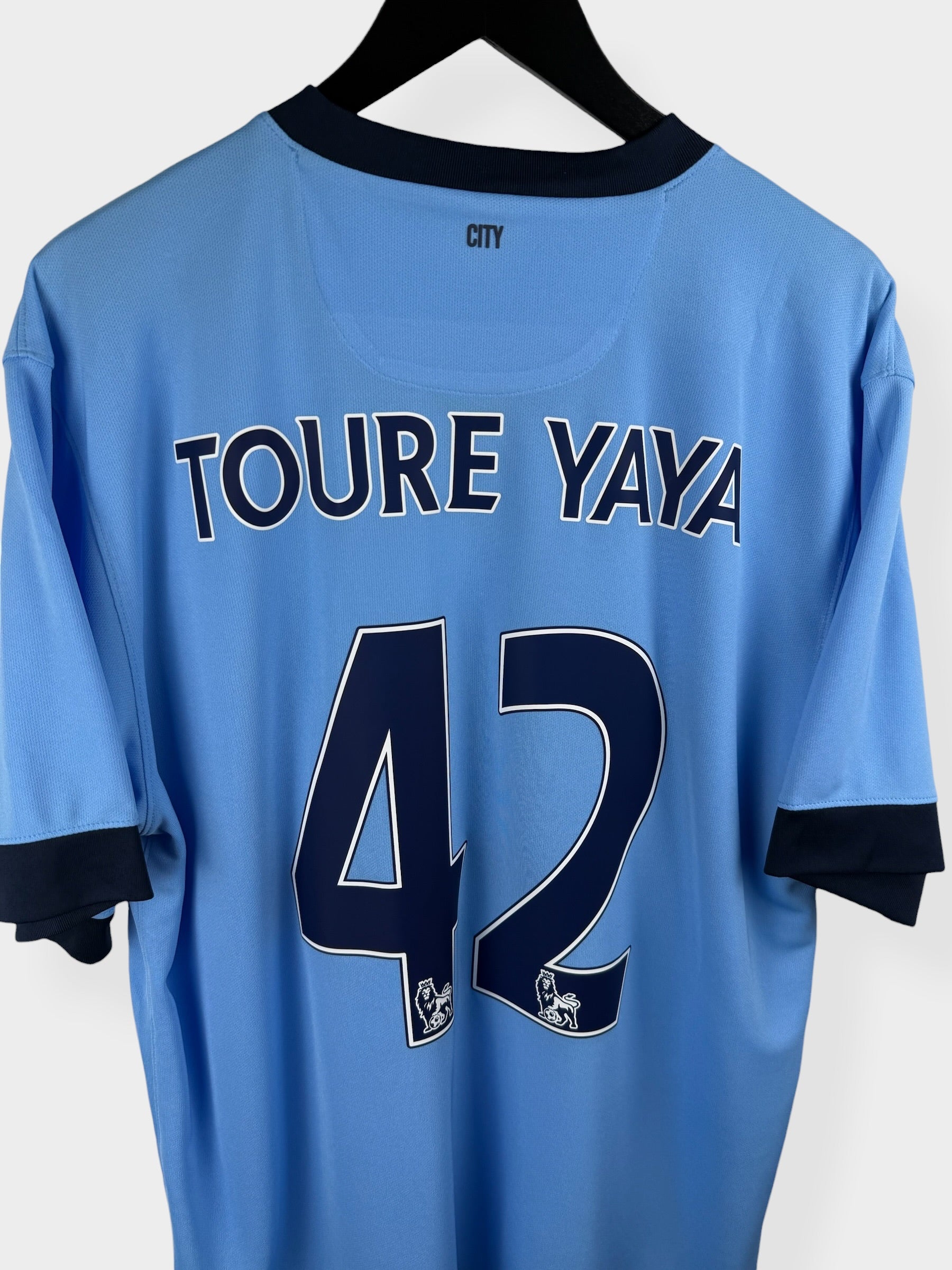 2014-15 MANCHESTER CITY HOME SHIRT YAYA TOURE #42 XL