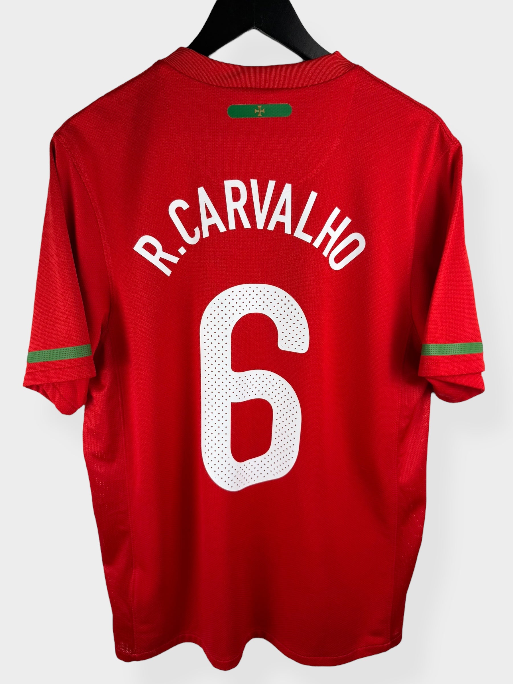 2010-11 PORTUGAL HOME SHIRT CARVALHO #6 M