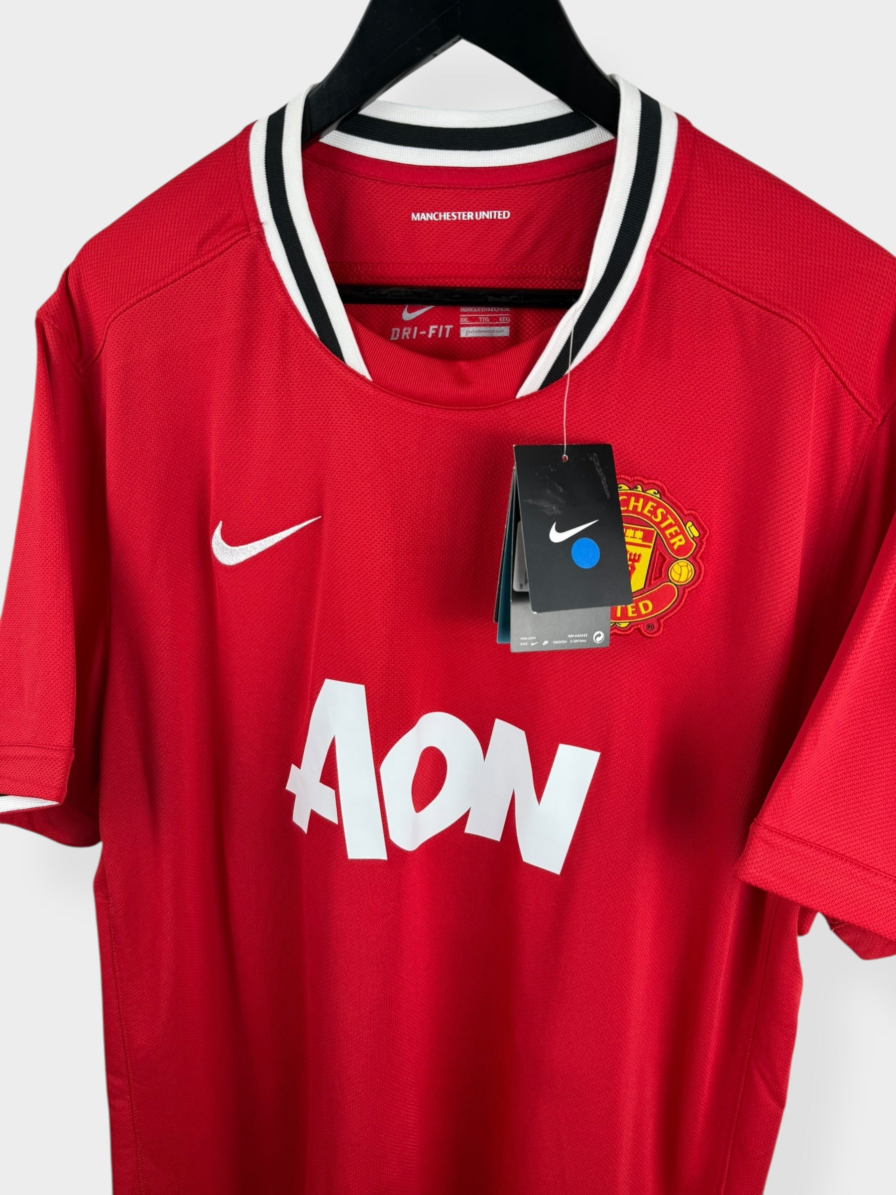 2011-12 MANCHESTER UNITED HOME SHIRT NANI #17 XXL - Authentic Football Club