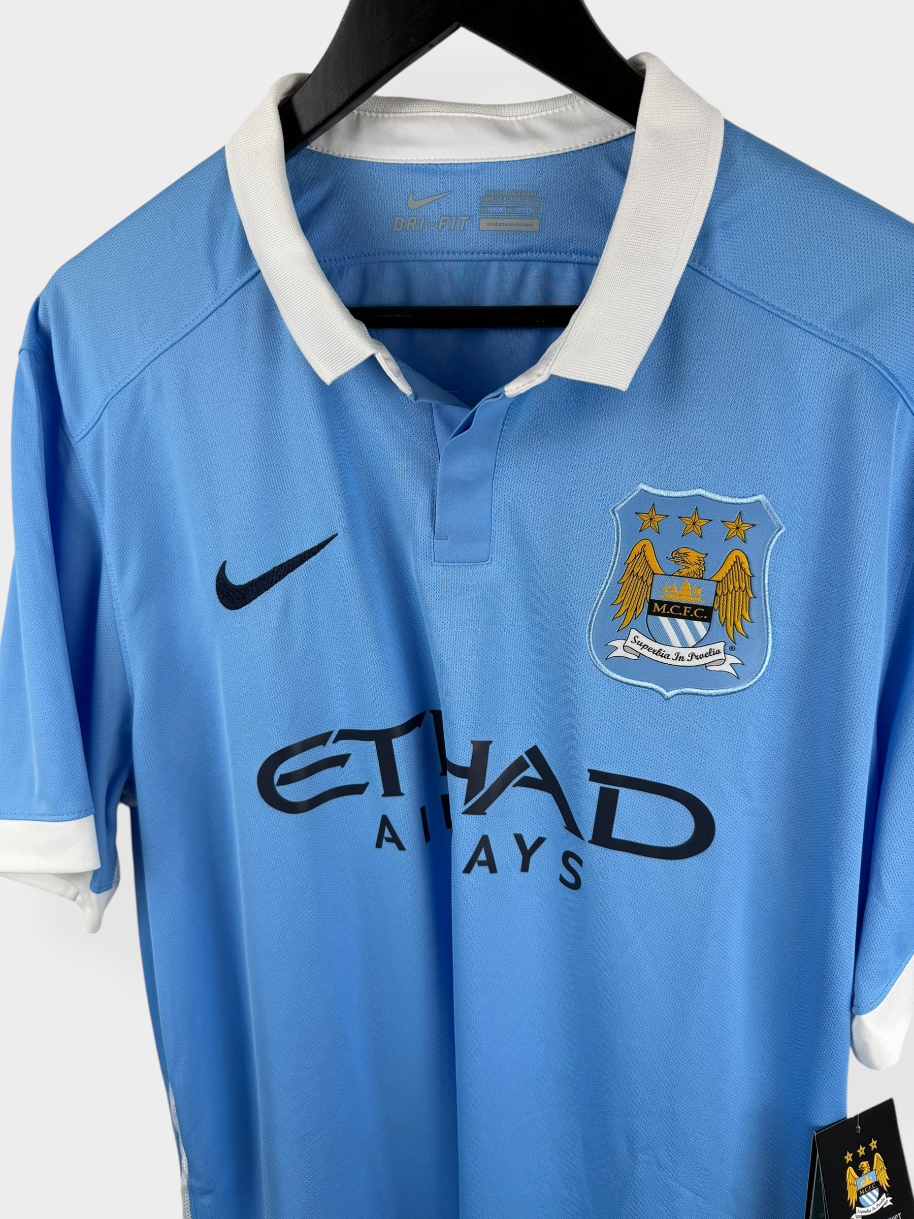 2015-16 MANCHESTER CITY HOME SHIRT XL - Authentic Football Club