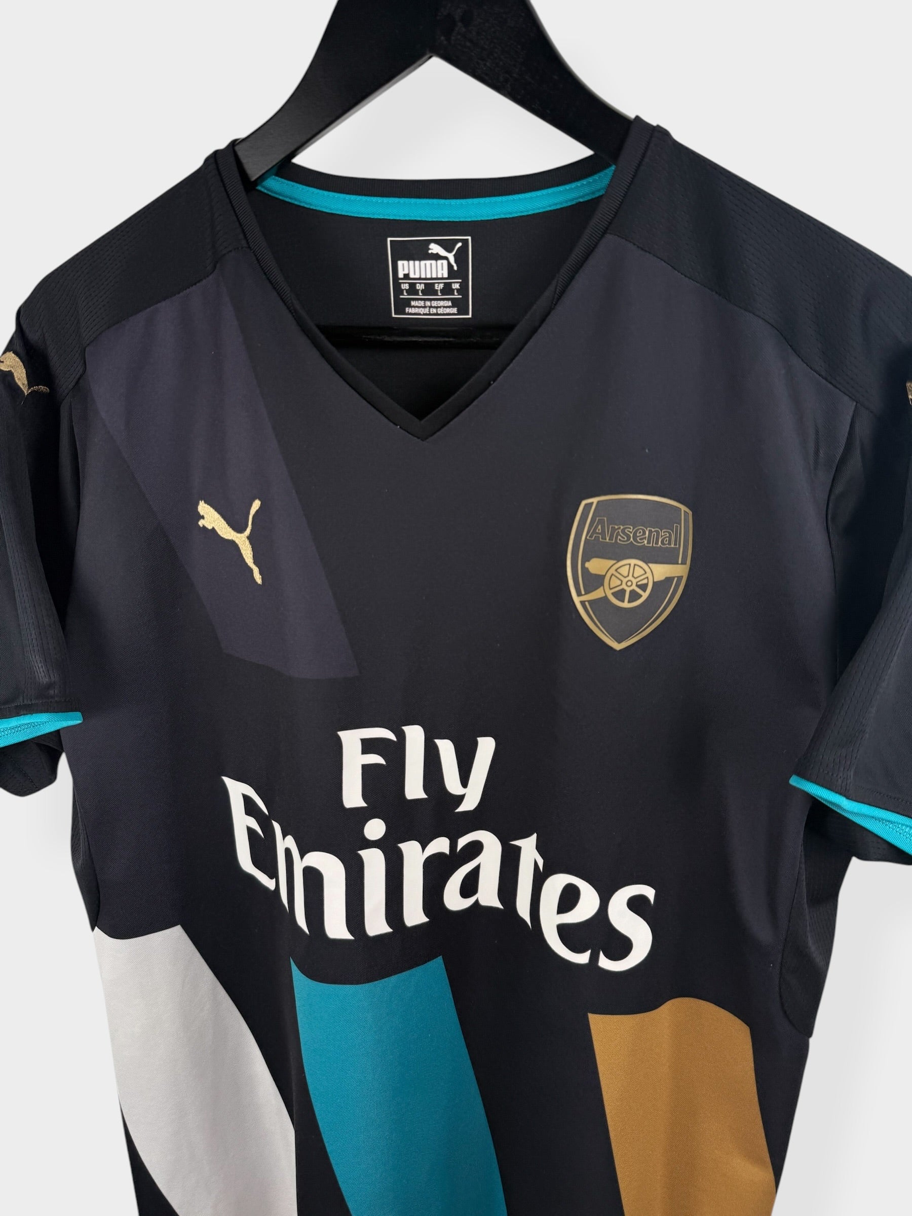 2015-16 ARSENAL THIRD SHIRT OZIL #11 L