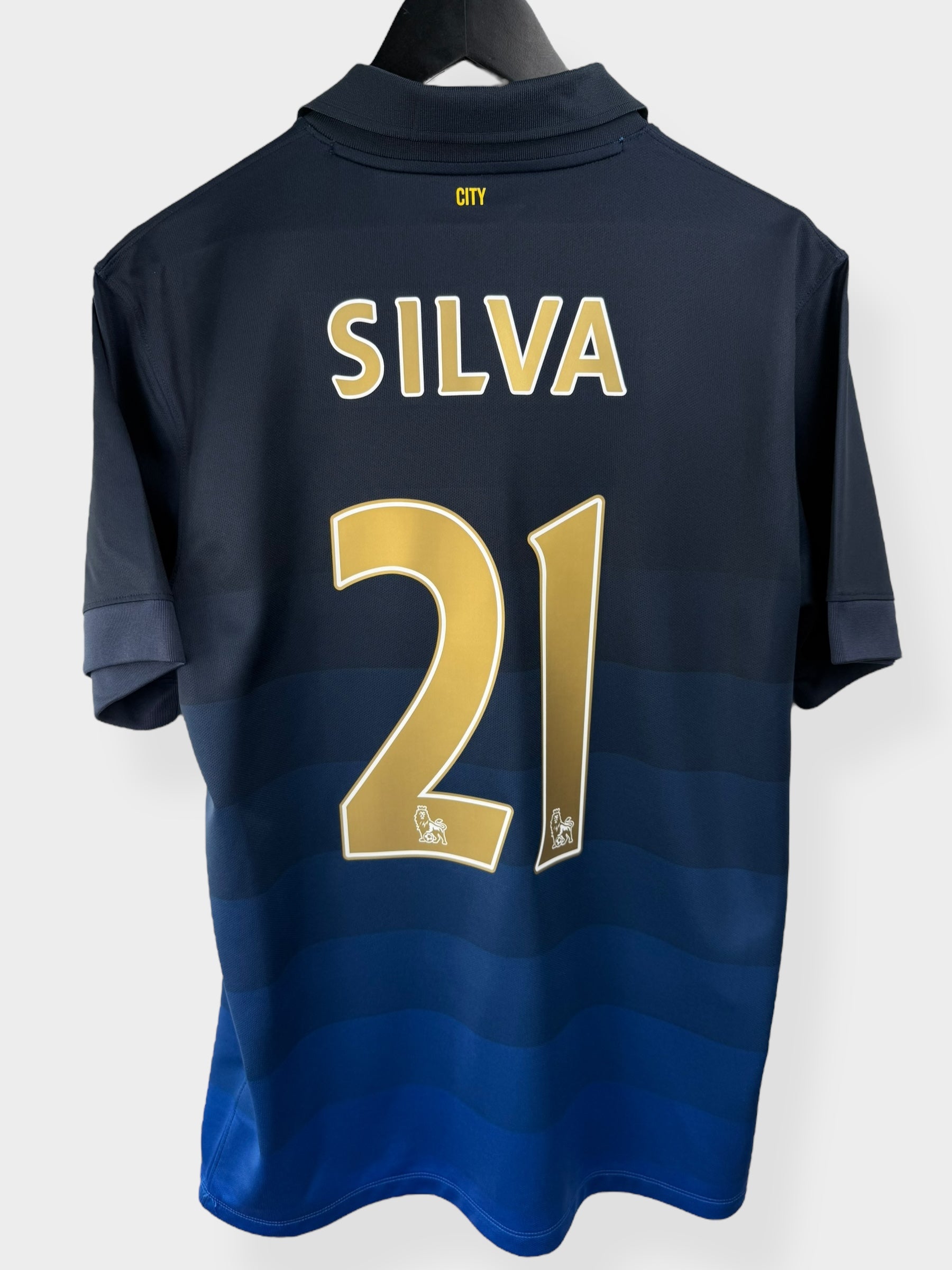 2014-15 MANCHESTER CITY AUSWÄRTSTRIKOT SILVA #21 M