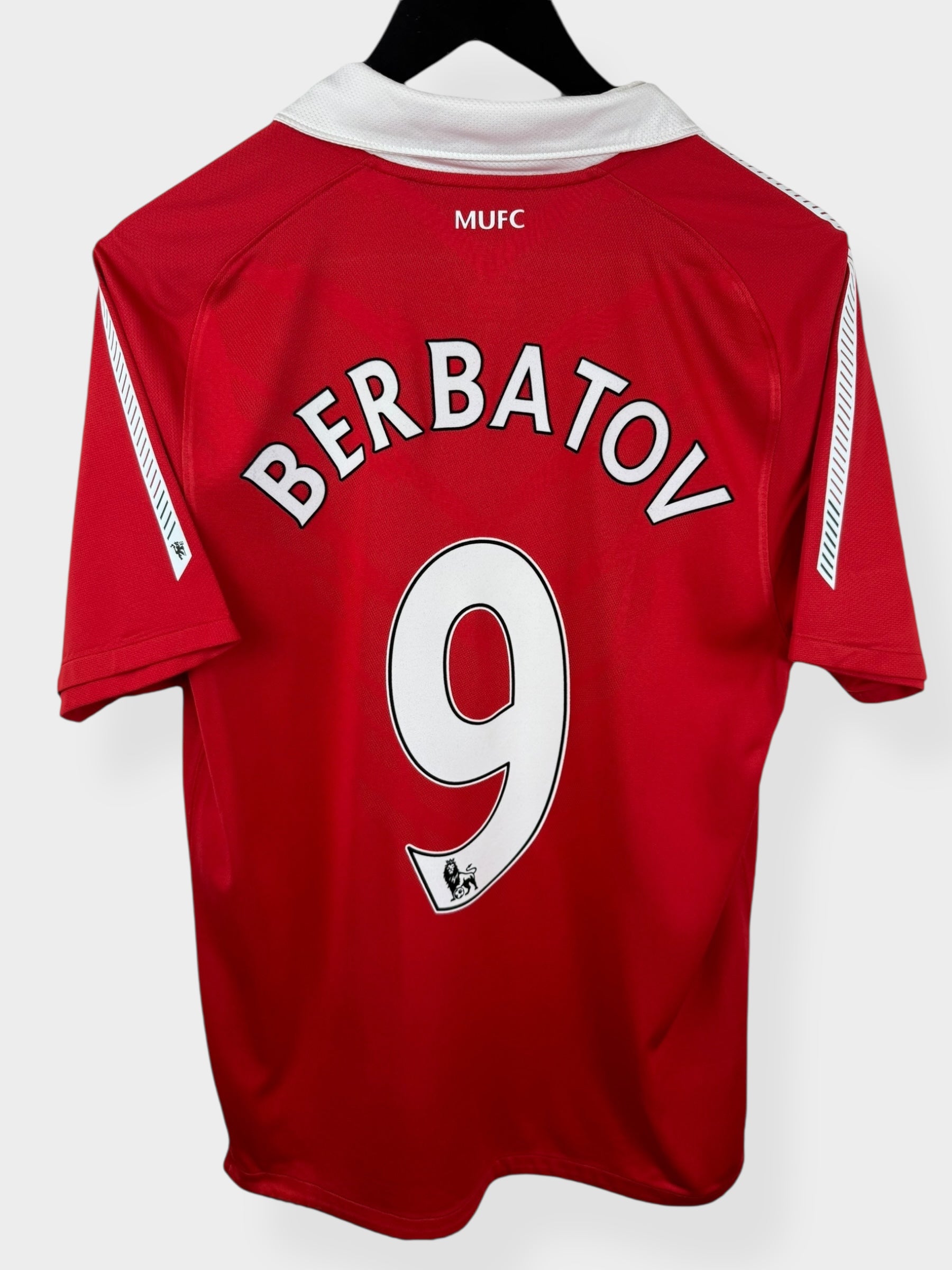 2010-11 MANCHESTER UNITED HOME SHIRT BERBATOV #9 M - Authentic Football Club