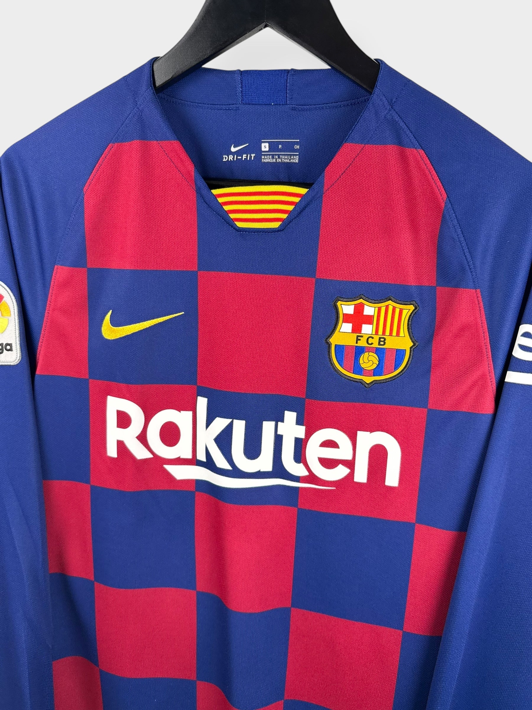 2019-20 BARCELONA HOME SHIRT LS MESSI #10 S - Authentic Football Club