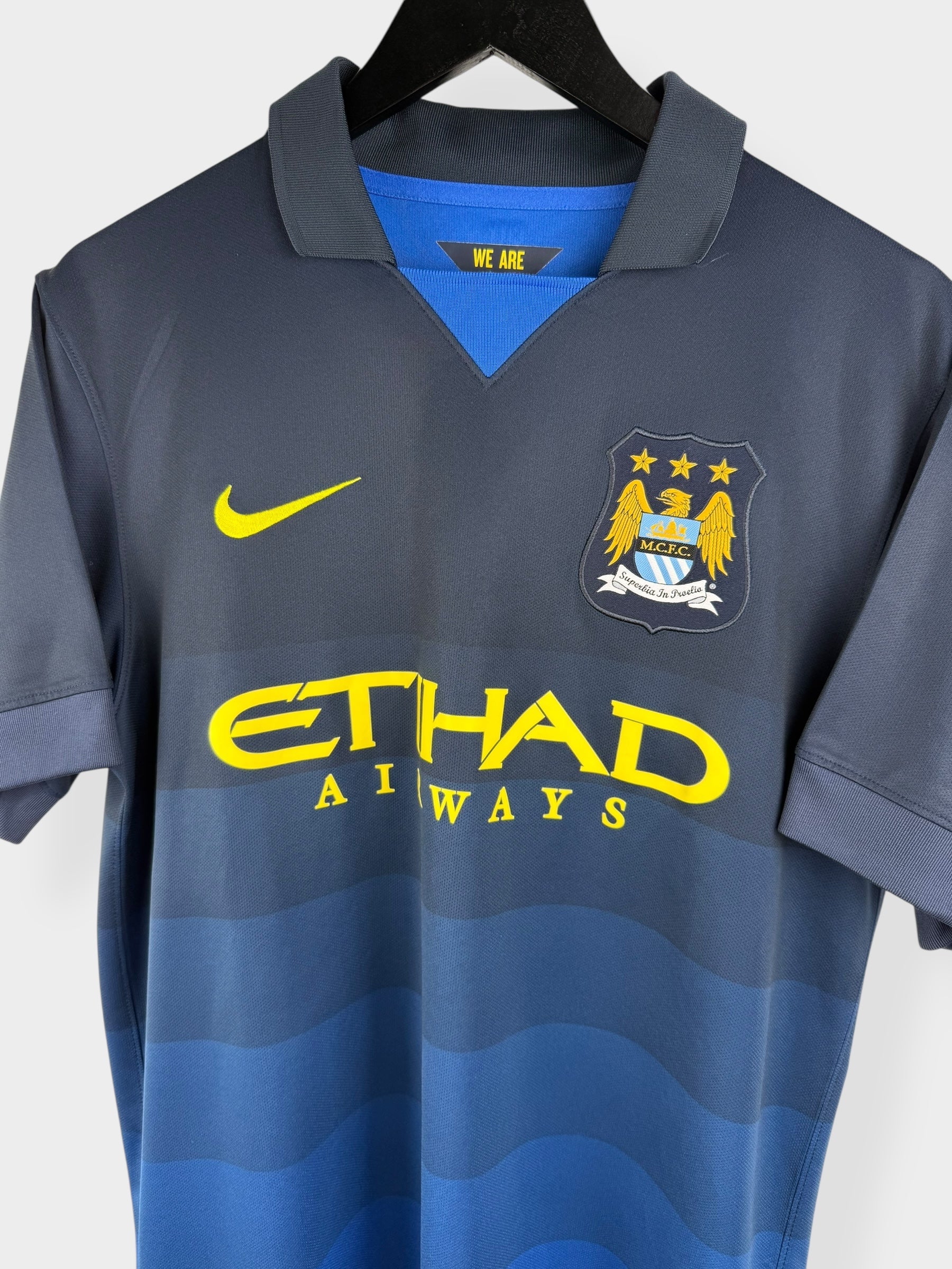 2014-15 MANCHESTER CITY AUSWÄRTSTRIKOT SILVA #21 M