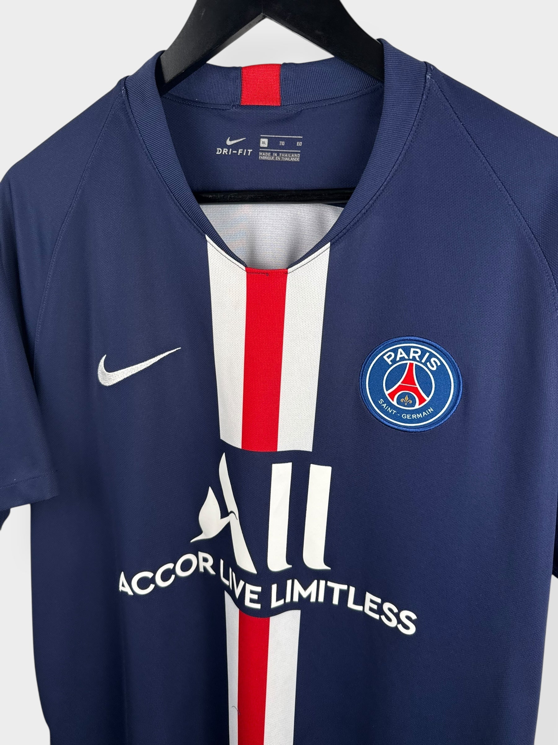 2019-20 PARIS SAINT-GERMAIN HOME SHIRT MBAPPE #7 XL - Authentic Football Club