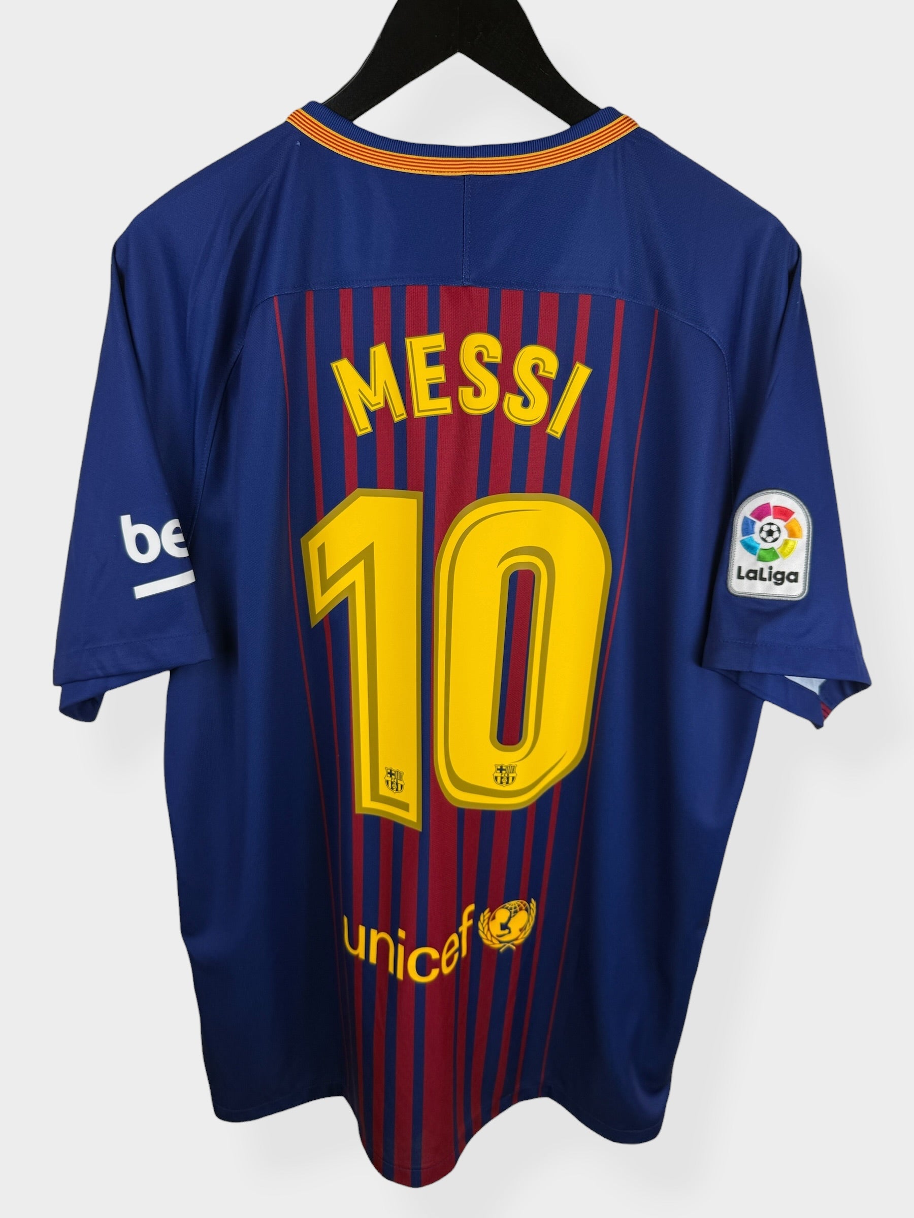 2017-18 BARCELONA HOME SHIRT MESSI #10 XL