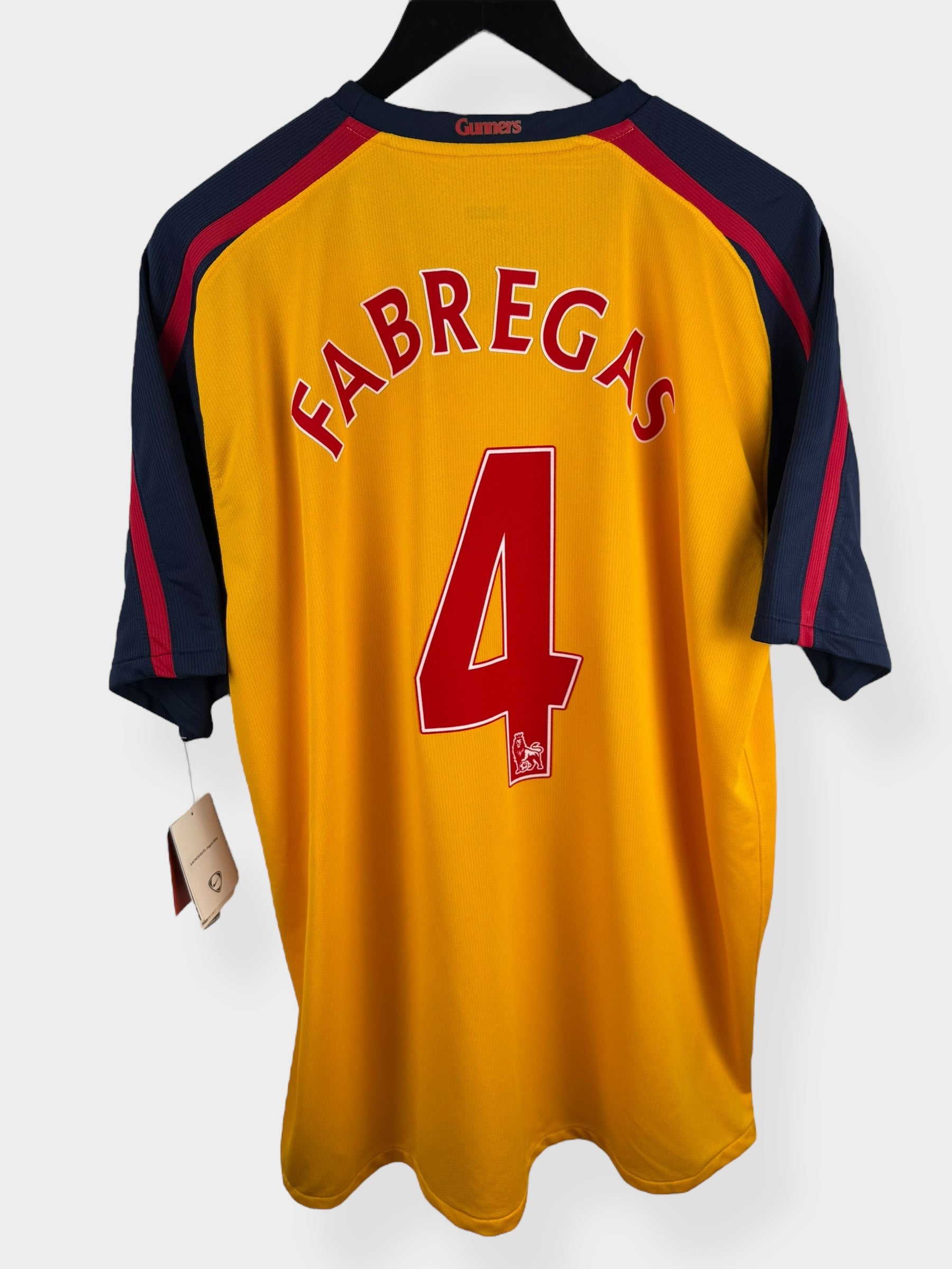 2008-09 ARSENAL AWAY SHIRT FABREGAS #4 M - Authentic Football Club