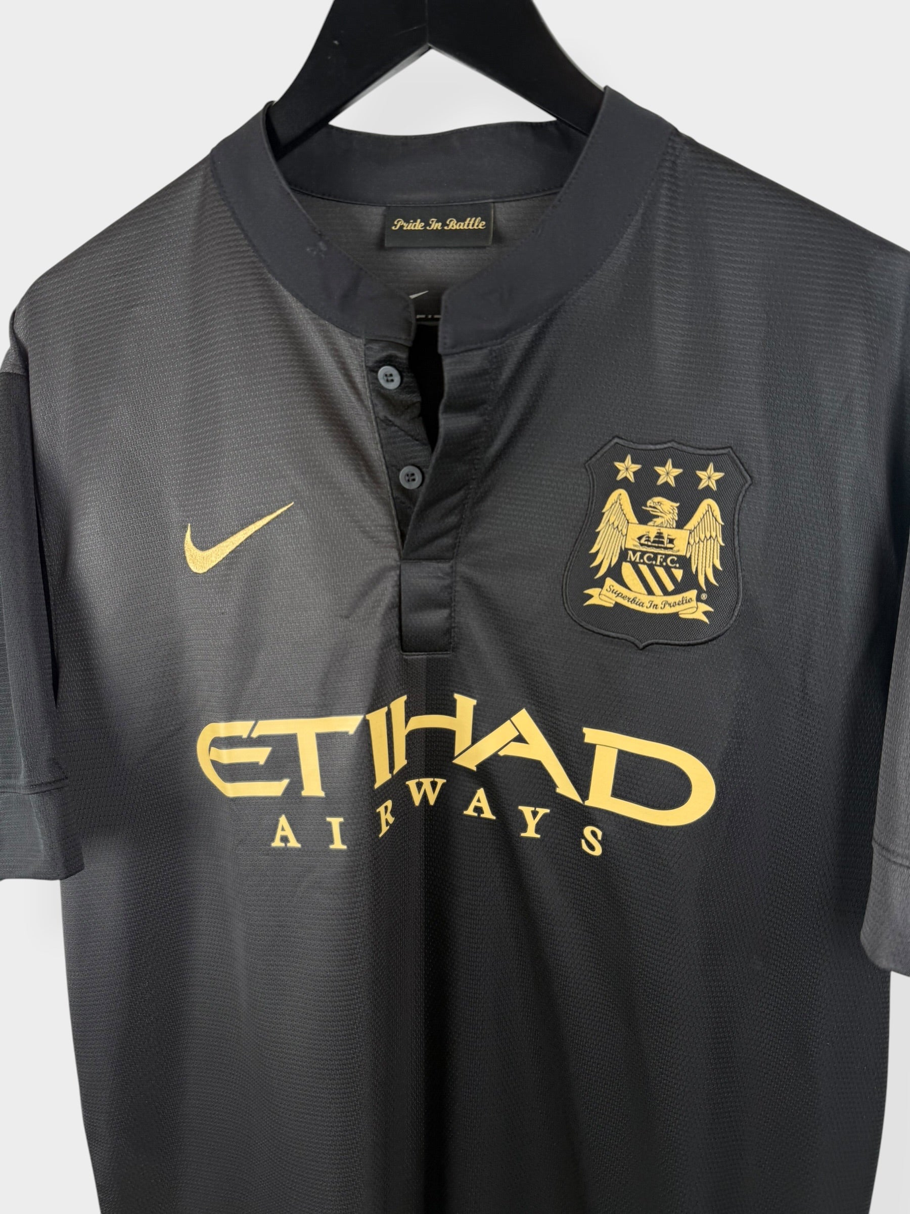 2013-14 MANCHESTER CITY AUSWÄRTSTRIKOT KUN AGUERO #16 L