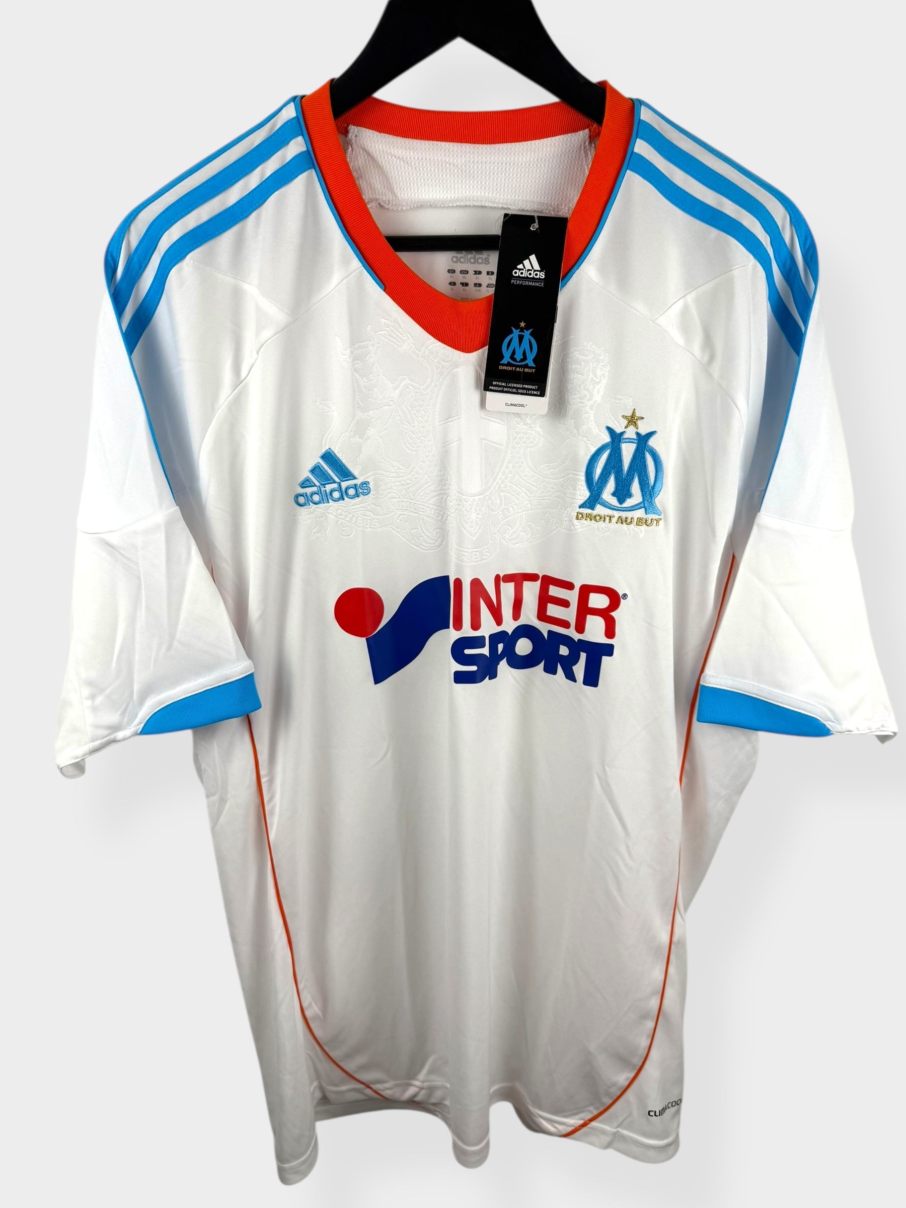 2012-13 OLYMPIQUE MARSEILLE HOME SHIRT XL - Authentic Football Club
