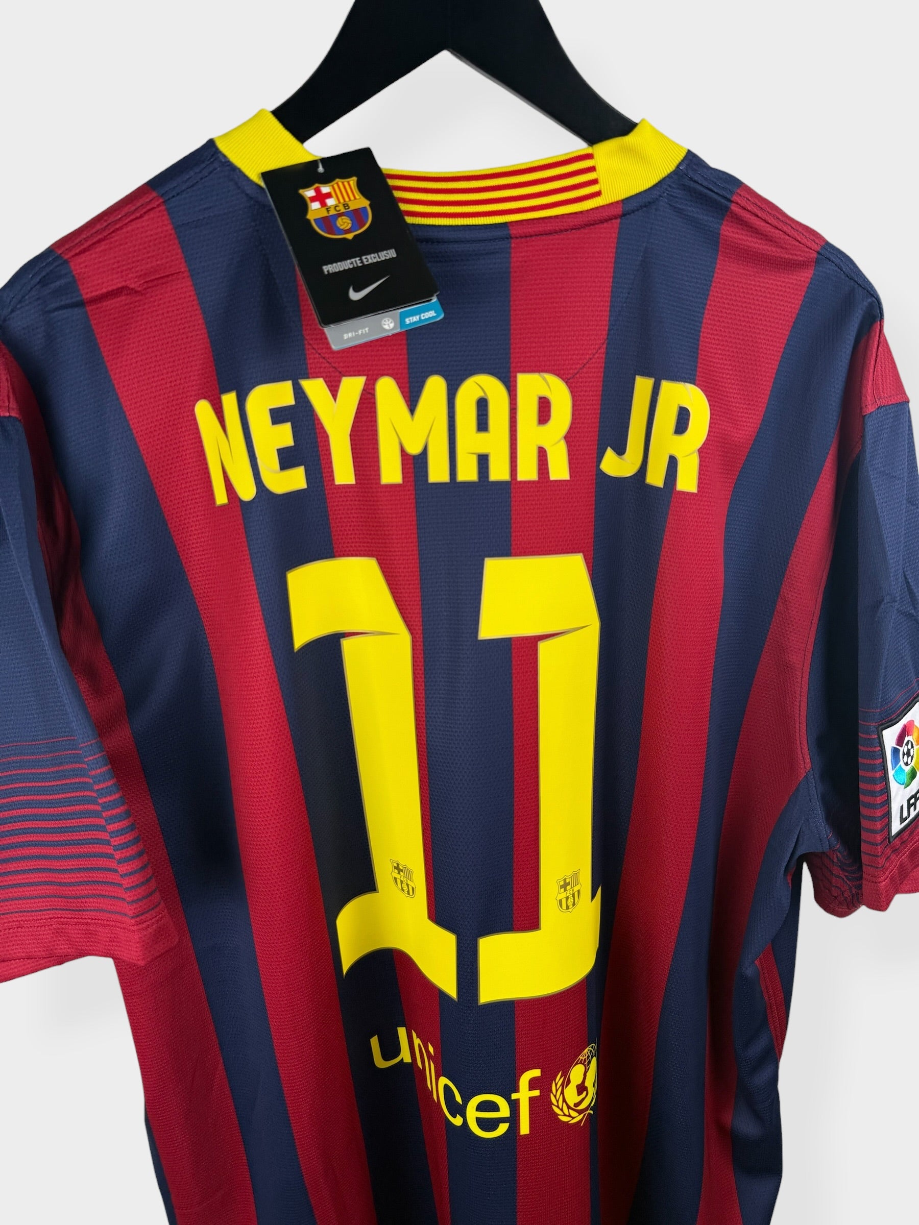 2013-14 BARCELONA HOME SHIRT NEYMAR JR. #11 XXL