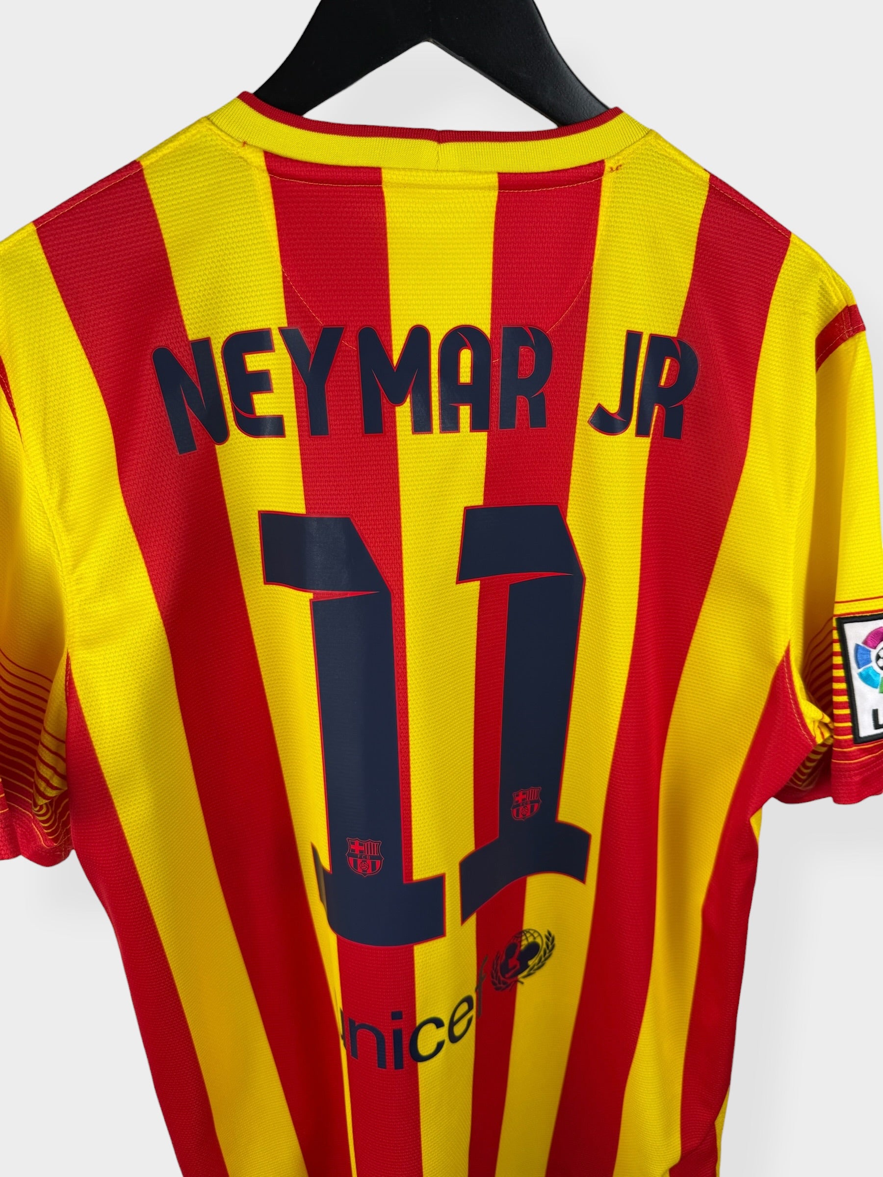 2013-14 BARCELONA AWAY SHIRT NEYMAR JR #11 L