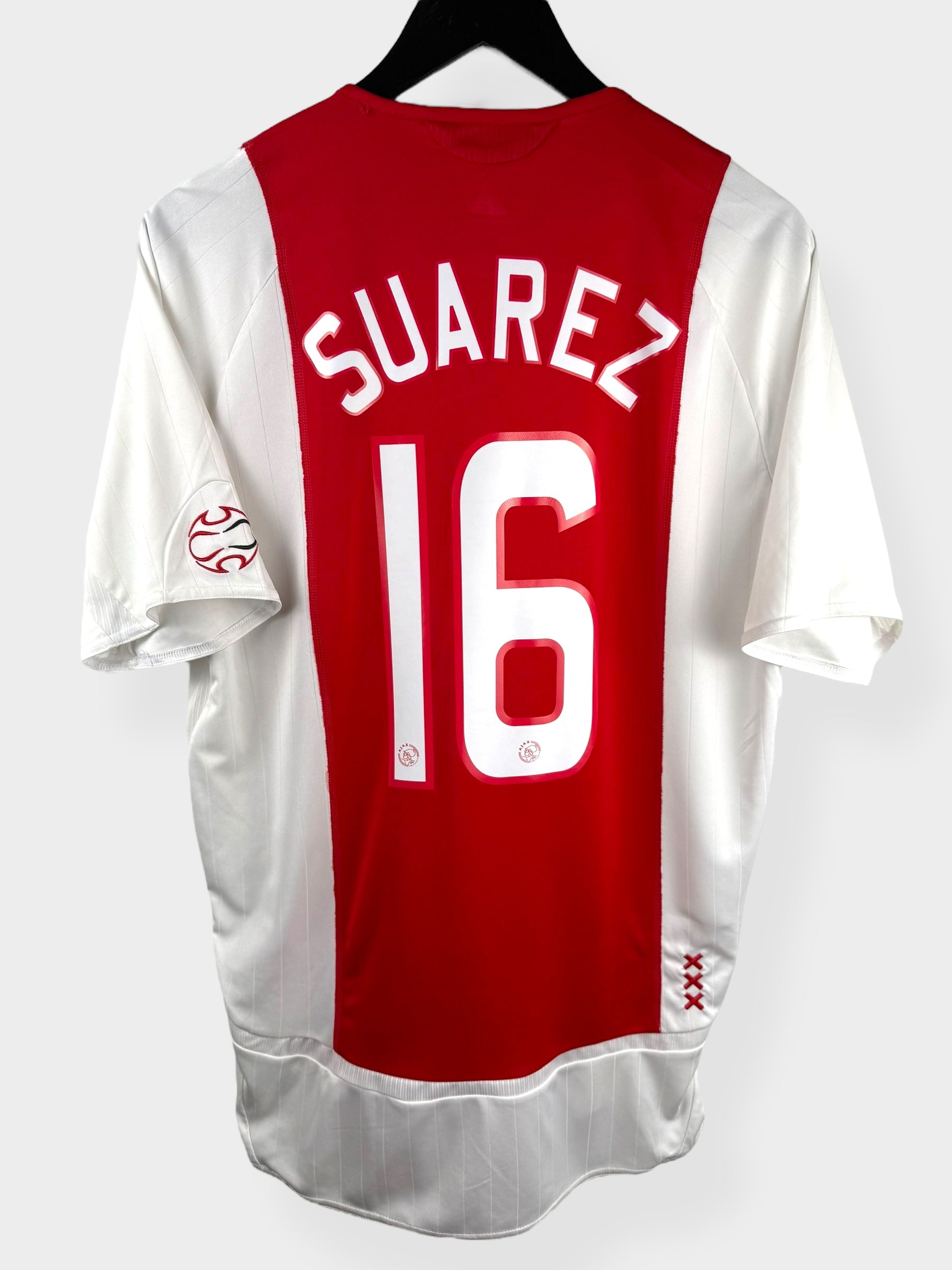 2006-07 AJAX HOME SHIRT SUAREZ #16 M