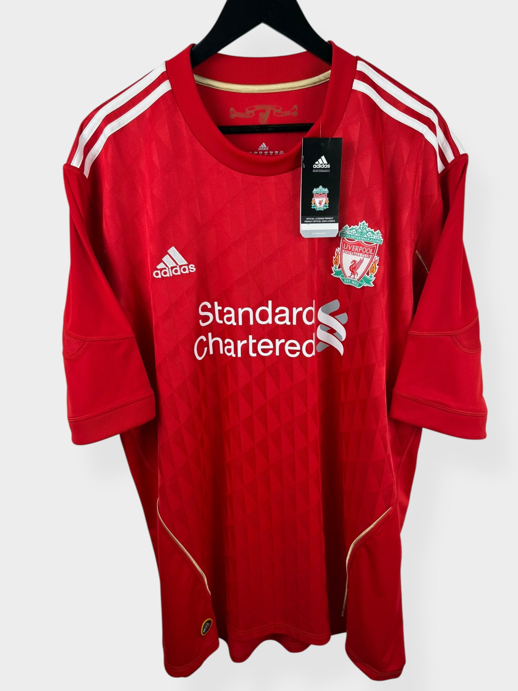 2011-12 LIVERPOOL HOME SHIRT GERRARD #8 XXL - Authentic Football Club