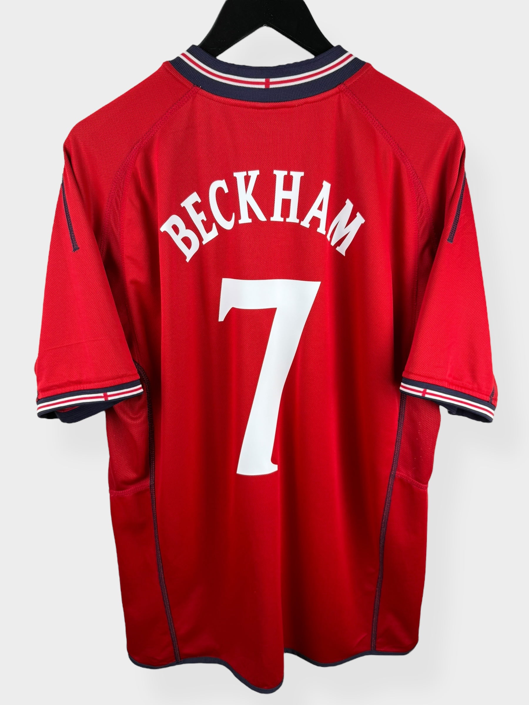 2002-04 ENGLAND AWAY SHIRT BECKHAM #7 XL - Authentic Football Club
