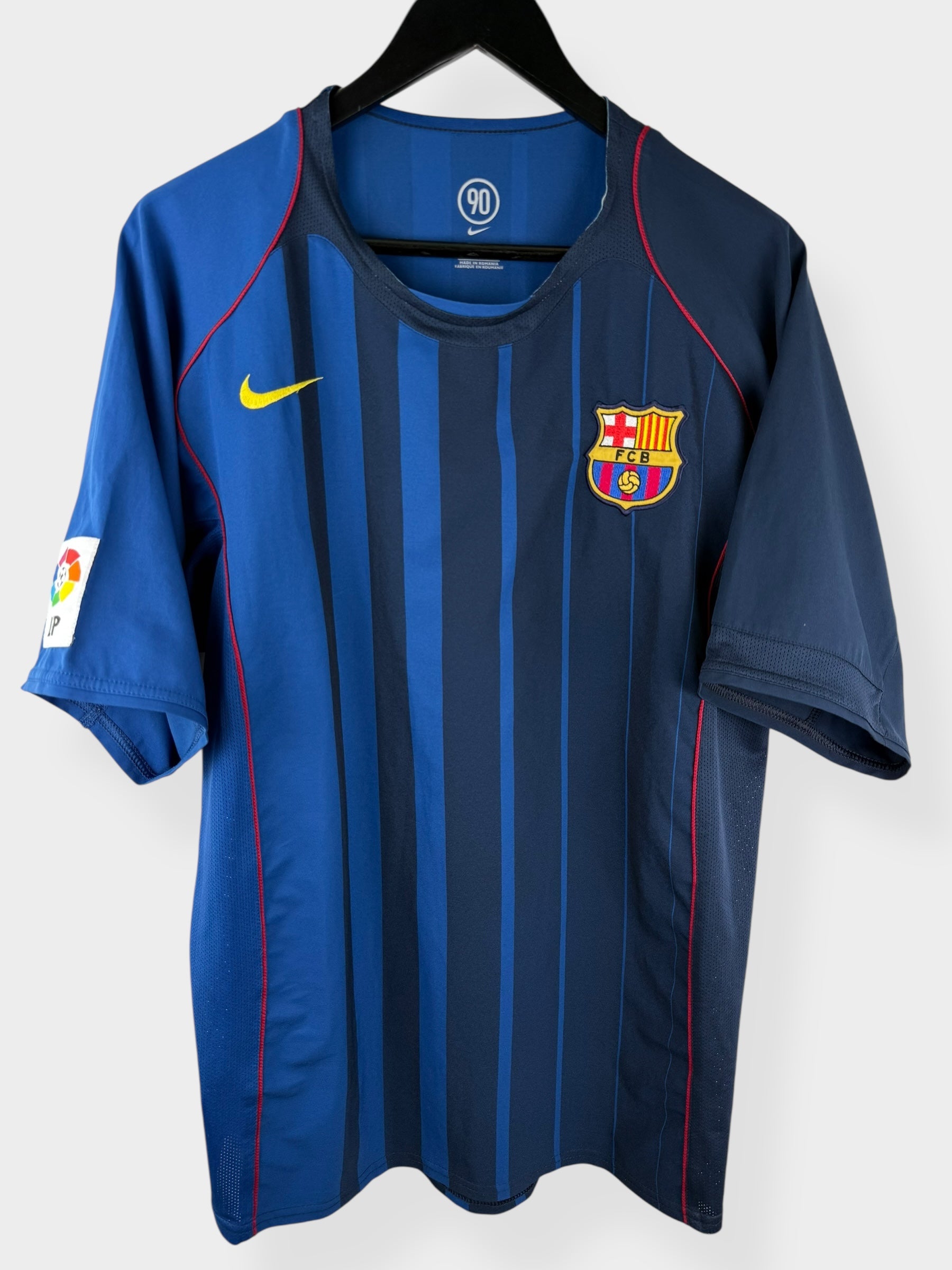 2004-05 BARCELONA UITSHIRT MESSI #30 XL