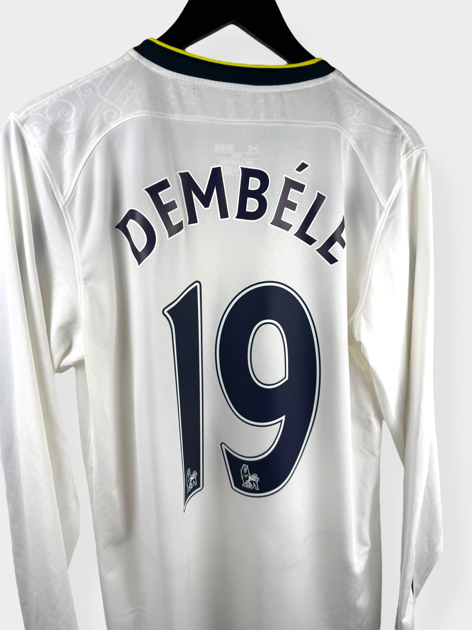 2014-15 TOTTENHAM HOTSPUR HOME SHIRT LS DEMBELE #19 M