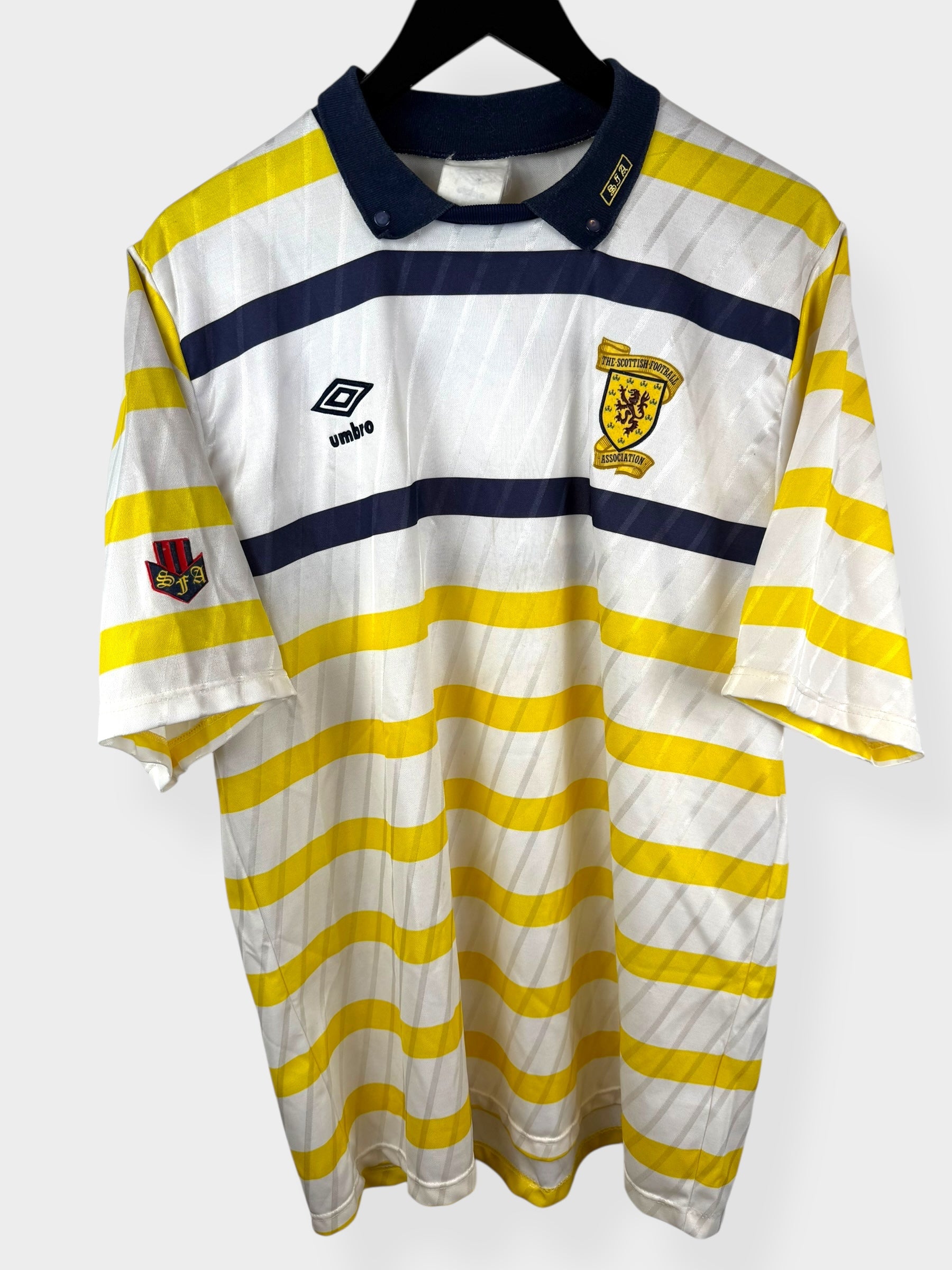1988-91 SCOTLAND AWAY SHIRT XL - Authentic Football Club